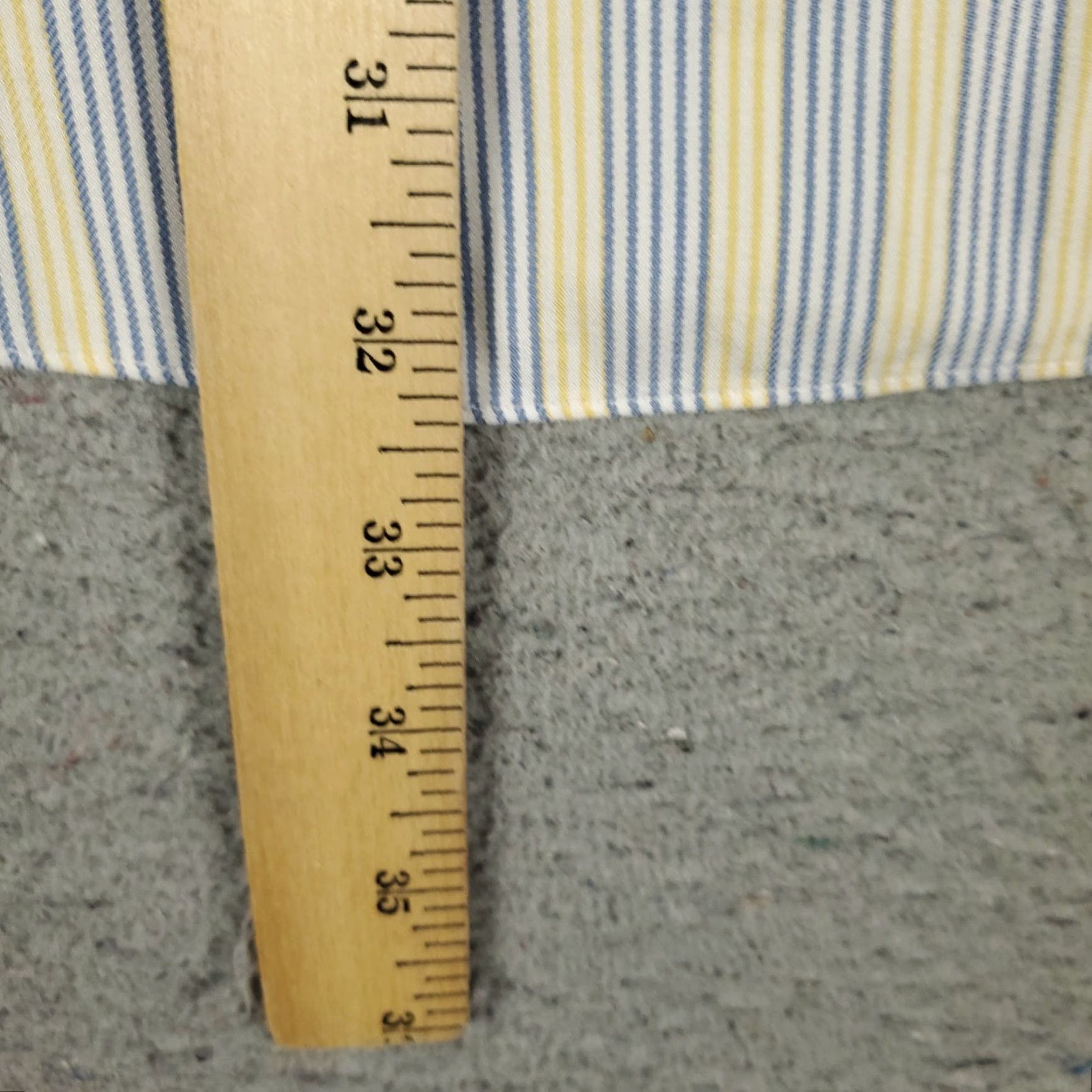 Brooks Brothers Brooks Brothers Shirt Mens 2XL Button-Up Long Sleeve Yellow Striped Blue Cotton Vintage: N/A Size US XXL / EU 58 / 5 - 5 Thumbnail
