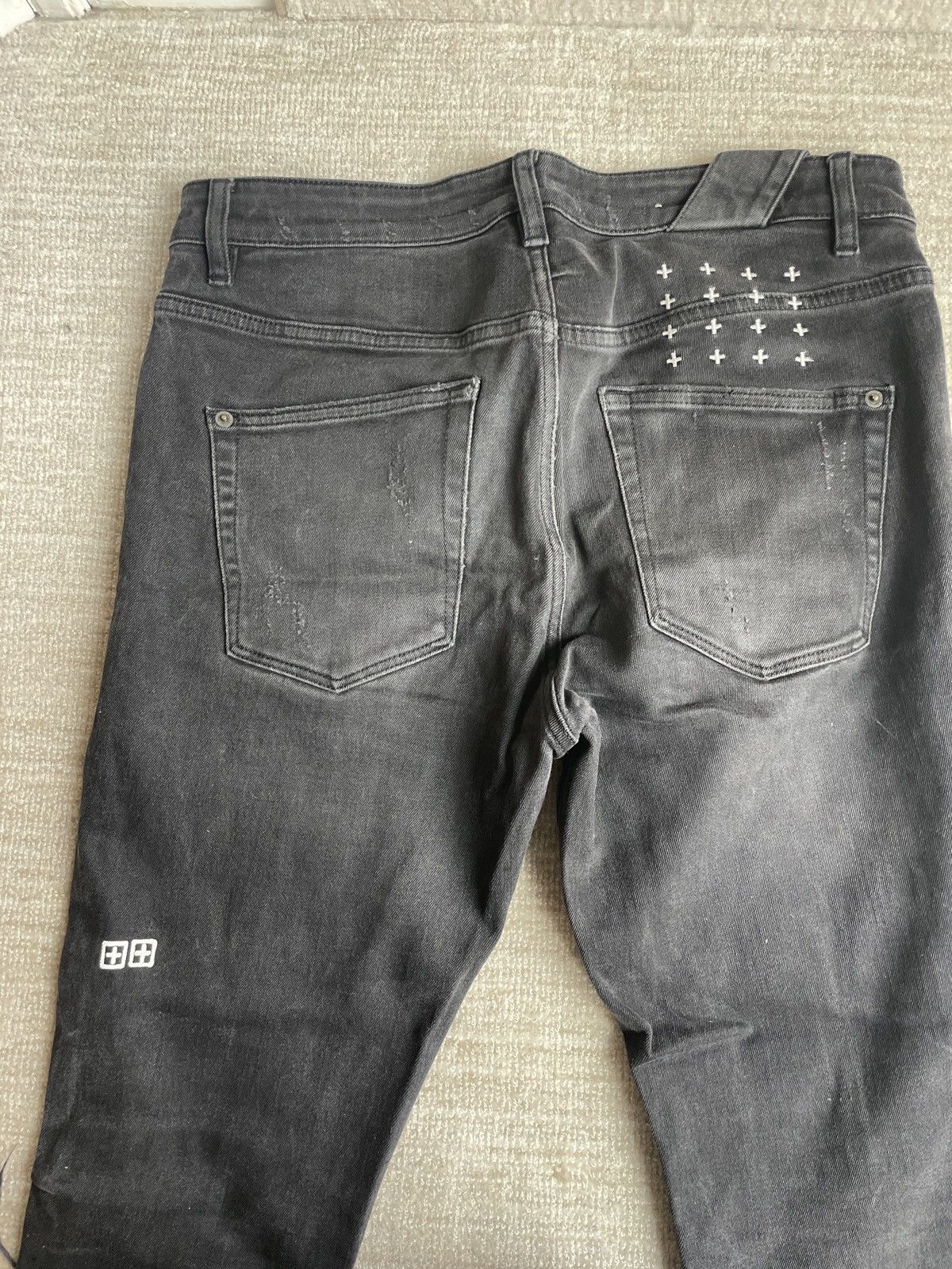Ksubi ksubi chitch wolf gang trashed denim size 31 Size US 31 - 4 Thumbnail