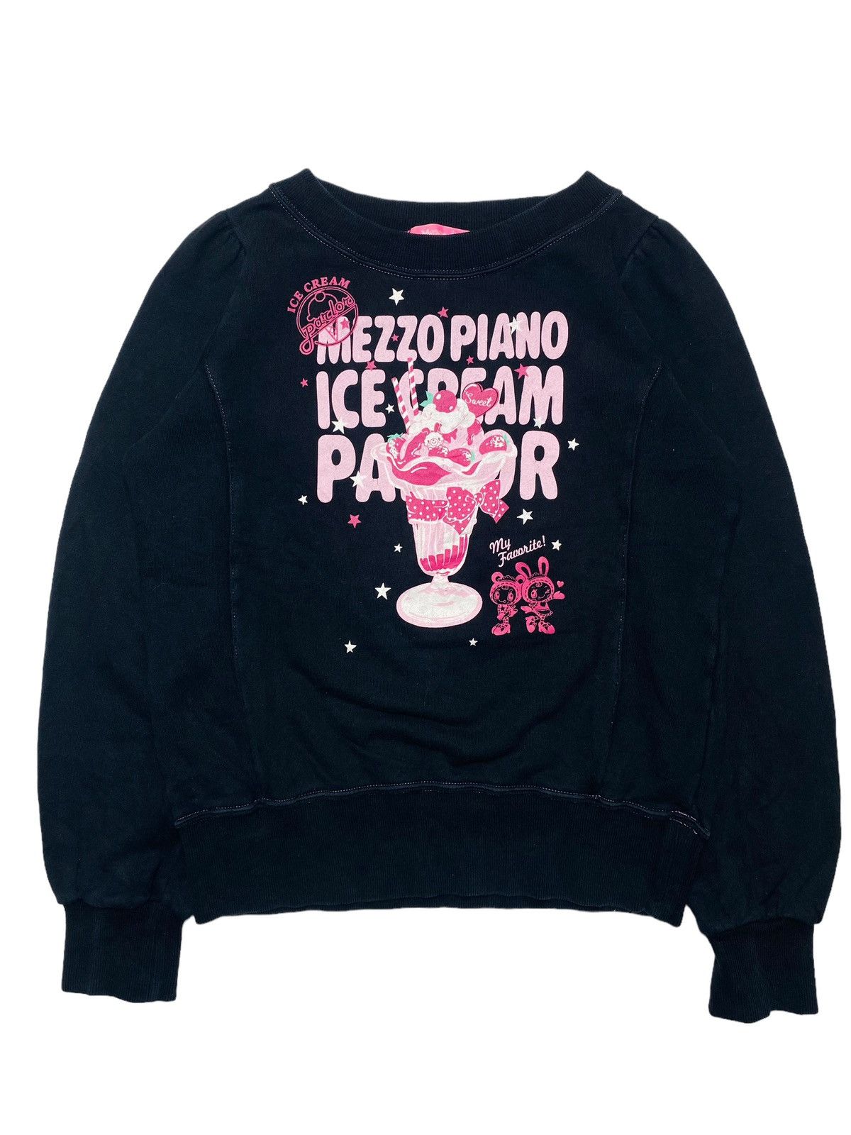 Angel Blue 2000s Mezzo Piano - Ice Cream Sweatshirt Size M / US 6-8 / IT 42-44 - 1 Thumbnail
