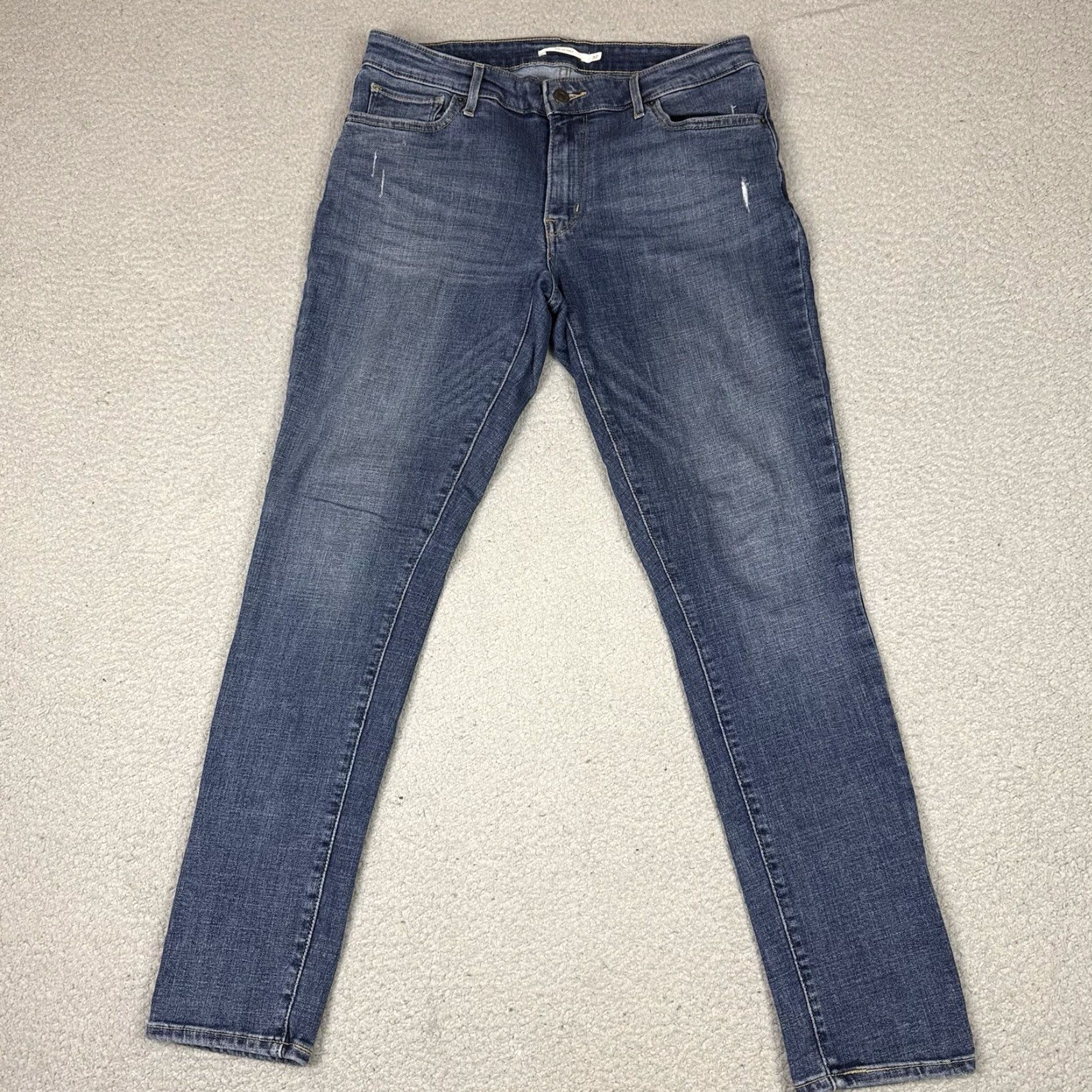 Levi's VINTAGE Levi's 711 Jeans Mens 32x30 Blue Denim Skinny 5-Pocket Design Stretch Comfort Size US 32 / EU 48 - 2 Thumbnail