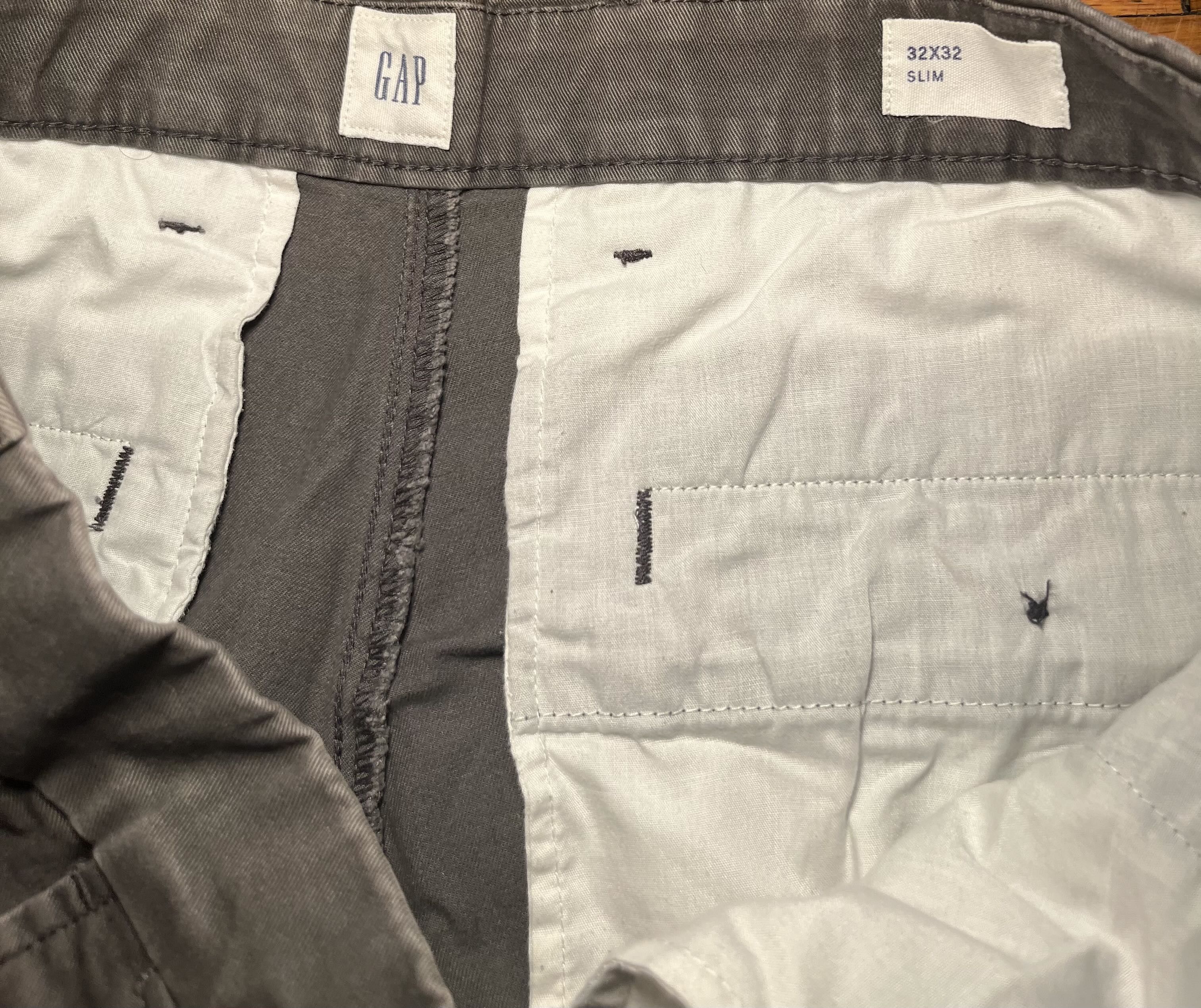 Gap Light Grey Working Gap Jeans Size US 32 / EU 48 - 3 Thumbnail