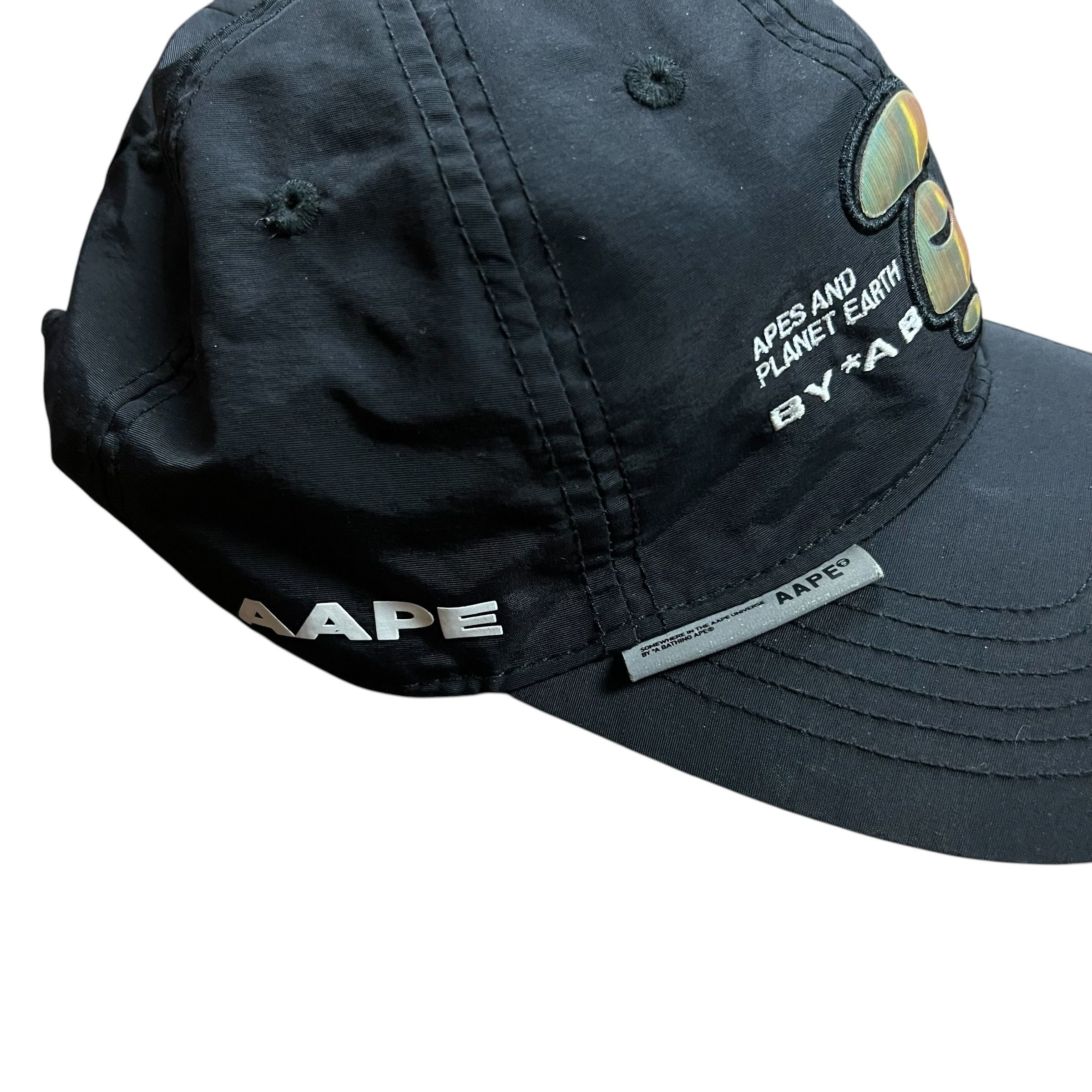 Aape AAPE by A Bathing Ape Moonface Nylon Cap Size ONE SIZE - 4 Thumbnail