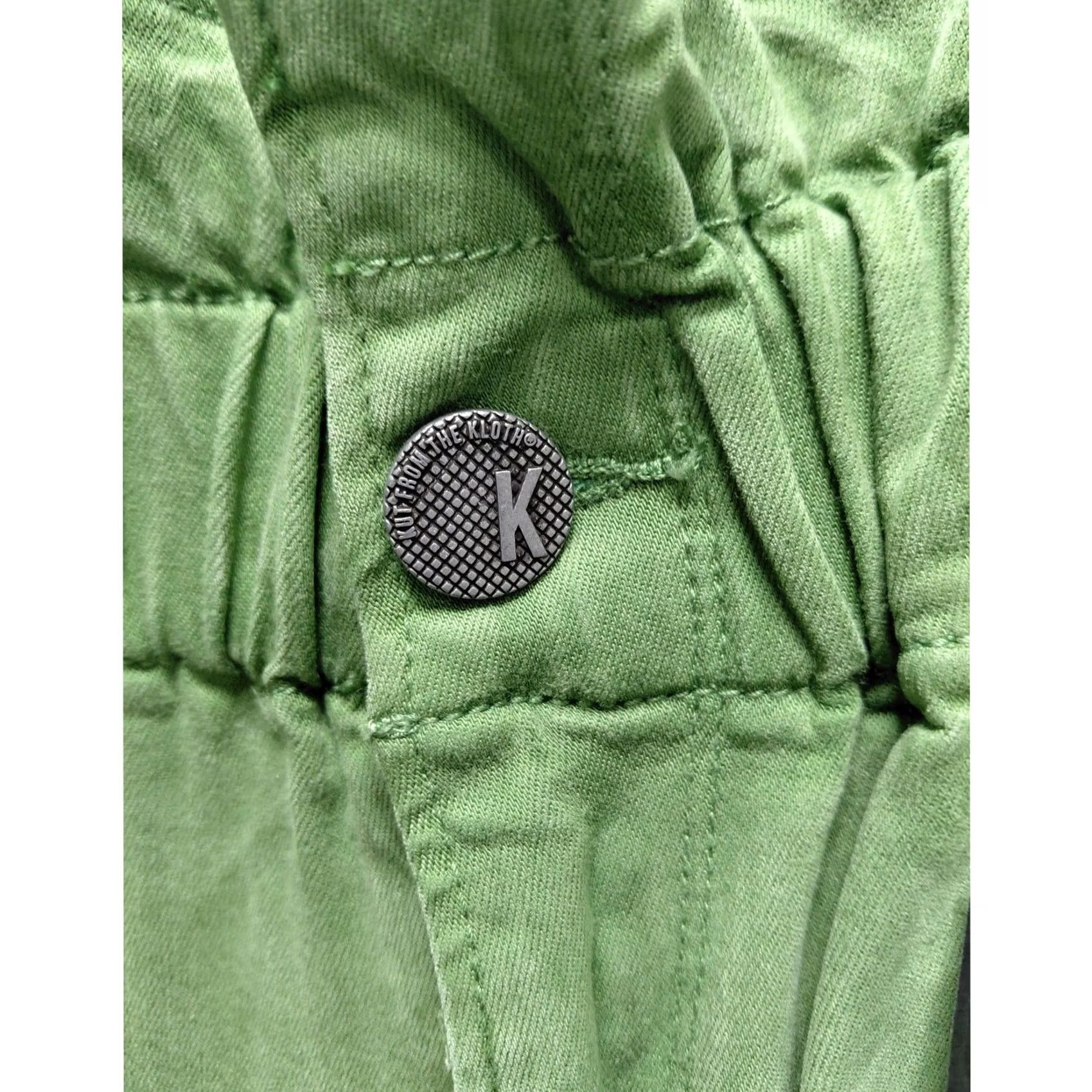 Vintage VINTAGE KUT FROM THE KLOTH Rachael Paper Bag Waist Pants Green Size 8 Women Regular High Rise Comfort Solid Spring Fall 90s Mens Womens Size 30" / US 8 / IT 44 - 2 Thumbnail