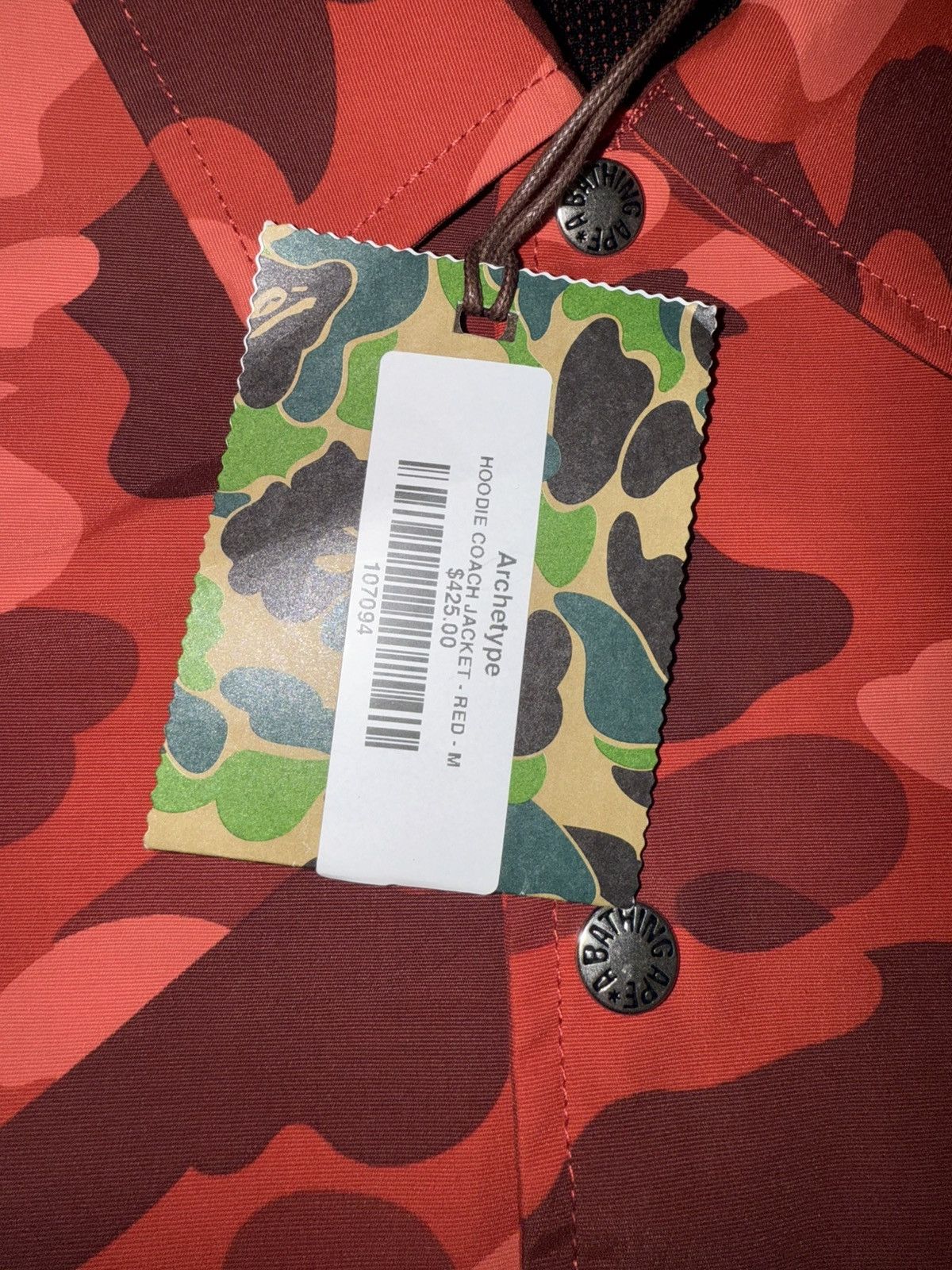 Bape BAPE Hoodie Coach Jacket Sz.M Size US M / EU 48-50 / 2 - 8 Thumbnail