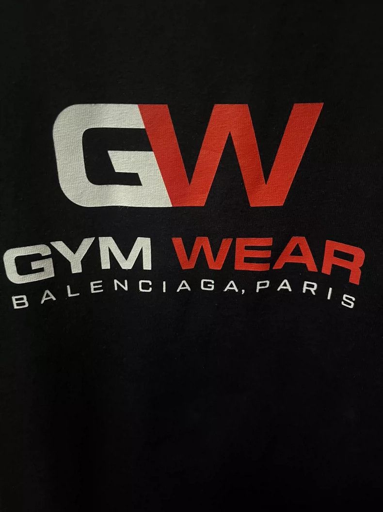 Balenciaga Balenciaga GW GW slogan short sleeve black m size Size US M / EU 48-50 / 2 - 2 Thumbnail