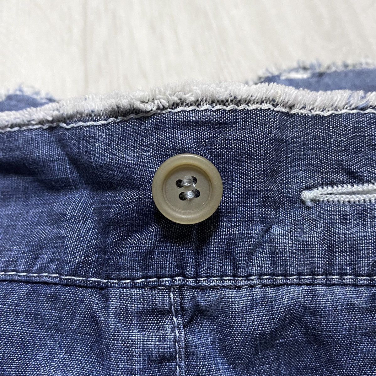 Dolce & Gabbana Dolce & Gabbana Washed Blue Distressed Jeans Shorts Size US 34 / EU 50 - 12 Thumbnail