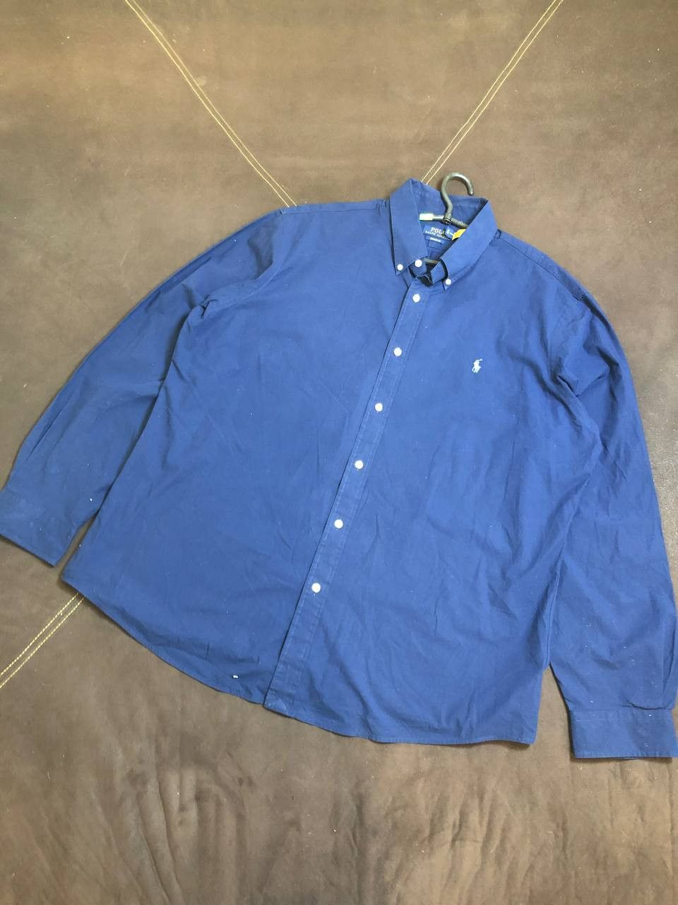 Polo Ralph Lauren Polo Ralph Lauren Long-Sleeve Oxford Sport Shirt Size US XXL / EU 58 / 5 - 1 Thumbnail