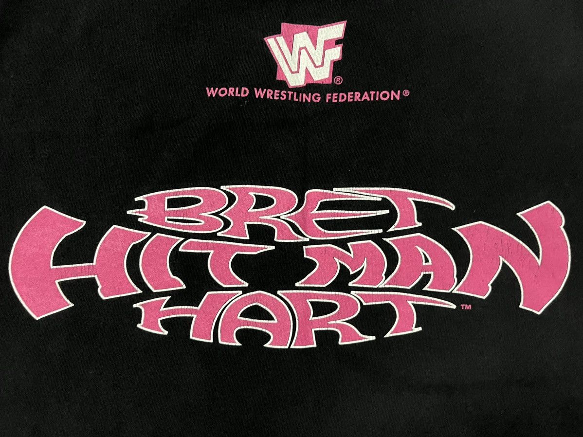 Band Tees × Vintage × WWE Vintage Bret “The Hitman” Hart 90s t shirt Size US L / EU 52-54 / 3 - 6 Thumbnail