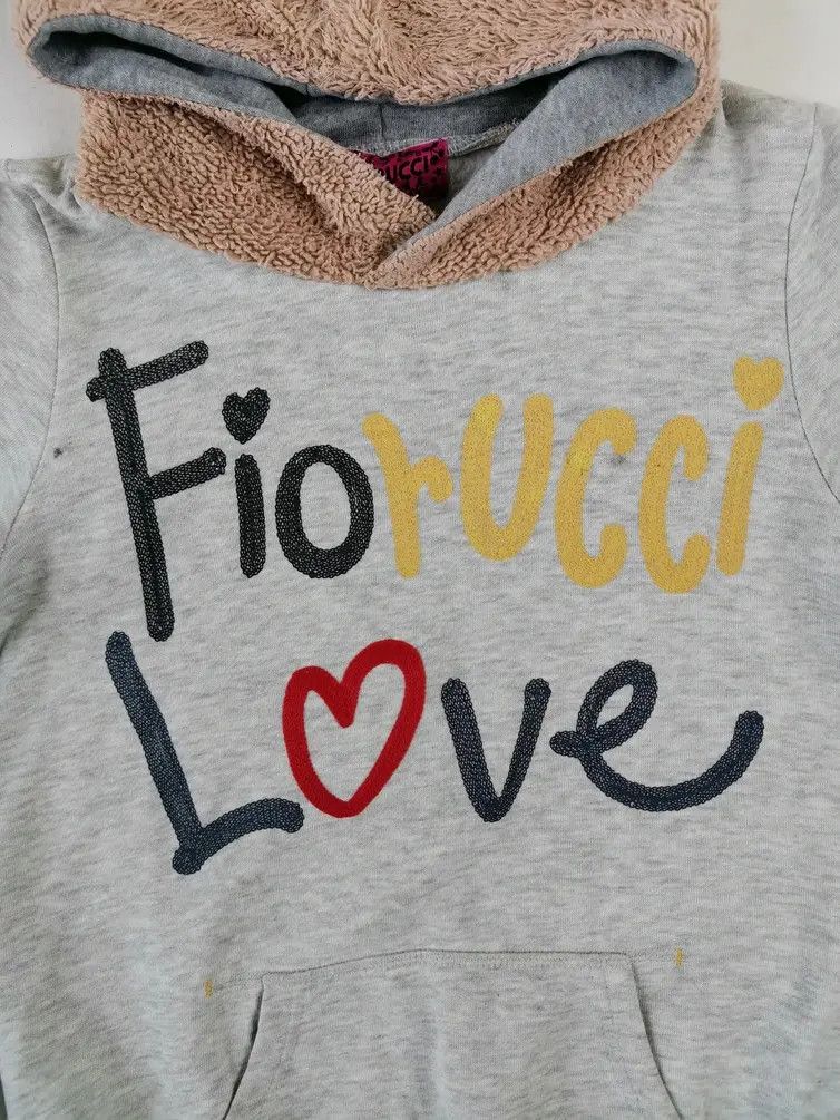 Fiorucci Rare!!! Fiorucci Love Hoodie Sweatshirt Size US S / EU 44-46 / 1 - 5 Thumbnail