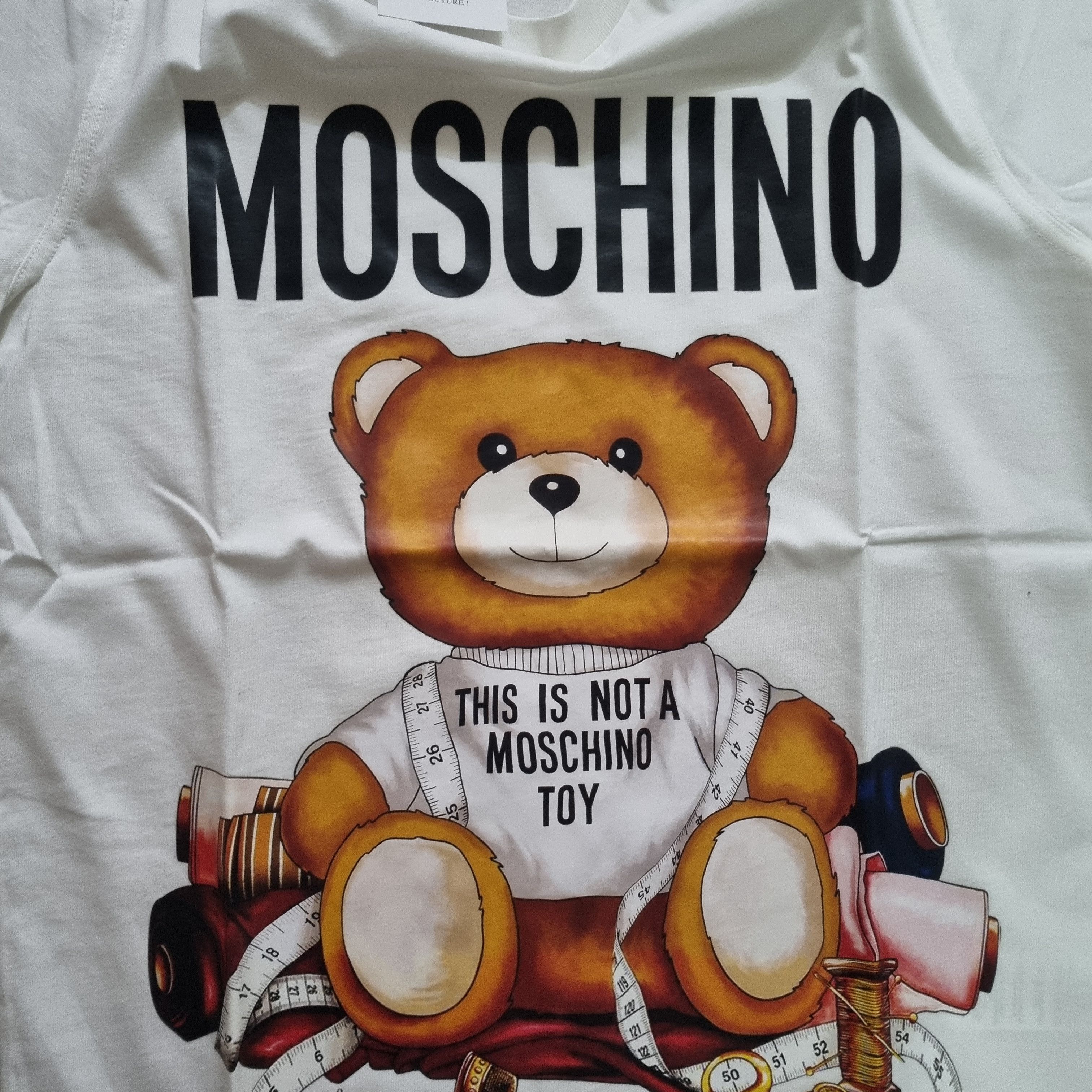 Moschino Moschino t-shirt for men white bear size s Size US S / EU 44-46 / 1 - 5 Thumbnail