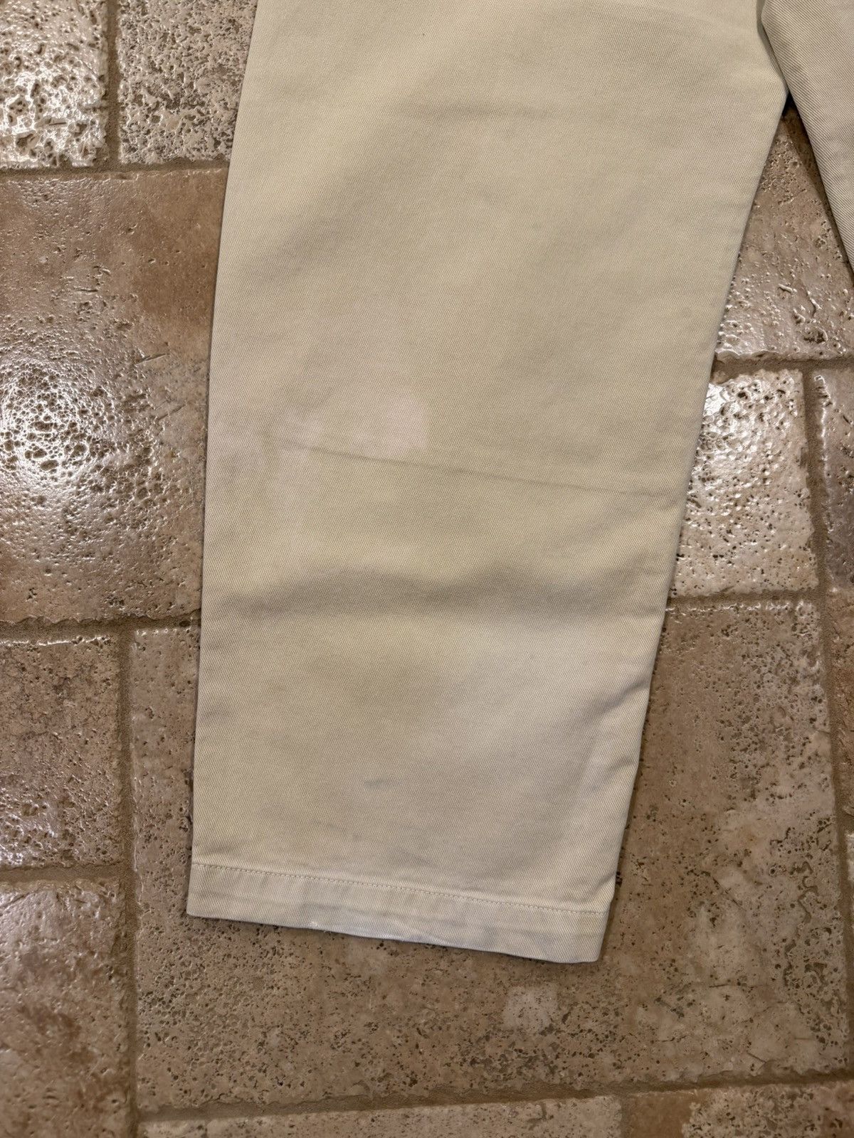 Lemaire Lemaire Wide Leg Back Belt Twisted Tan Carpenter Knee Pants Size US 34 / EU 50 - 10 Thumbnail