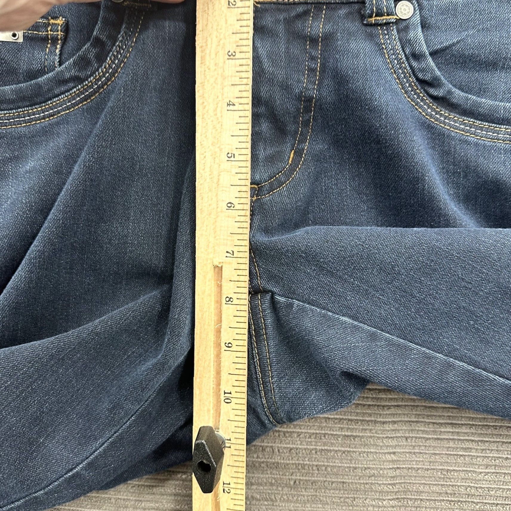 Vintage Kuhl Pants Women 6 Regular Blue Cotton Outdoors Hiking Low Rise Pants Size 28" / US 6 / IT 42 - 5 Thumbnail