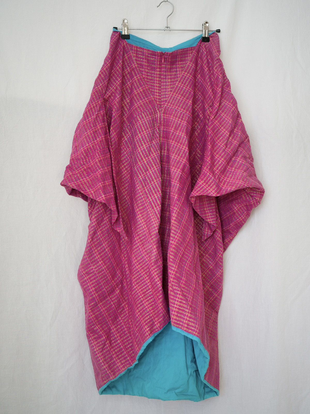 Junya Watanabe Junya Watanabe | SS1997 Magenta Glossy Skirt Size 26" / US 2 / IT 38 - 12 Thumbnail