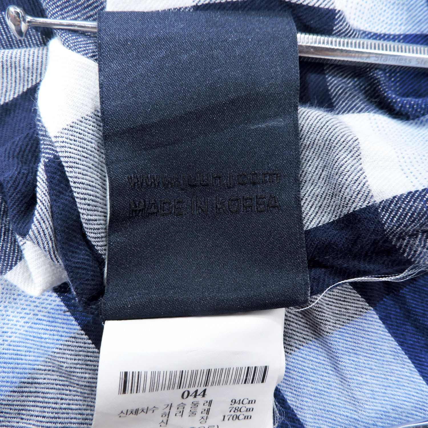Juun.J JUNN.J DOUBLE LAYER PLAID LONG SLEEVE SHIRT Size US S / EU 44-46 / 1 - 5 Thumbnail