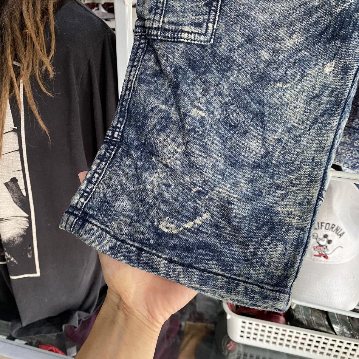 In The Attic × Japanese Brand × Seditionaries IN THE ATTIC Cargo Shorts Pants MultiPocket Denim Acid Wash Size US 30 / EU 46 - 5 Thumbnail