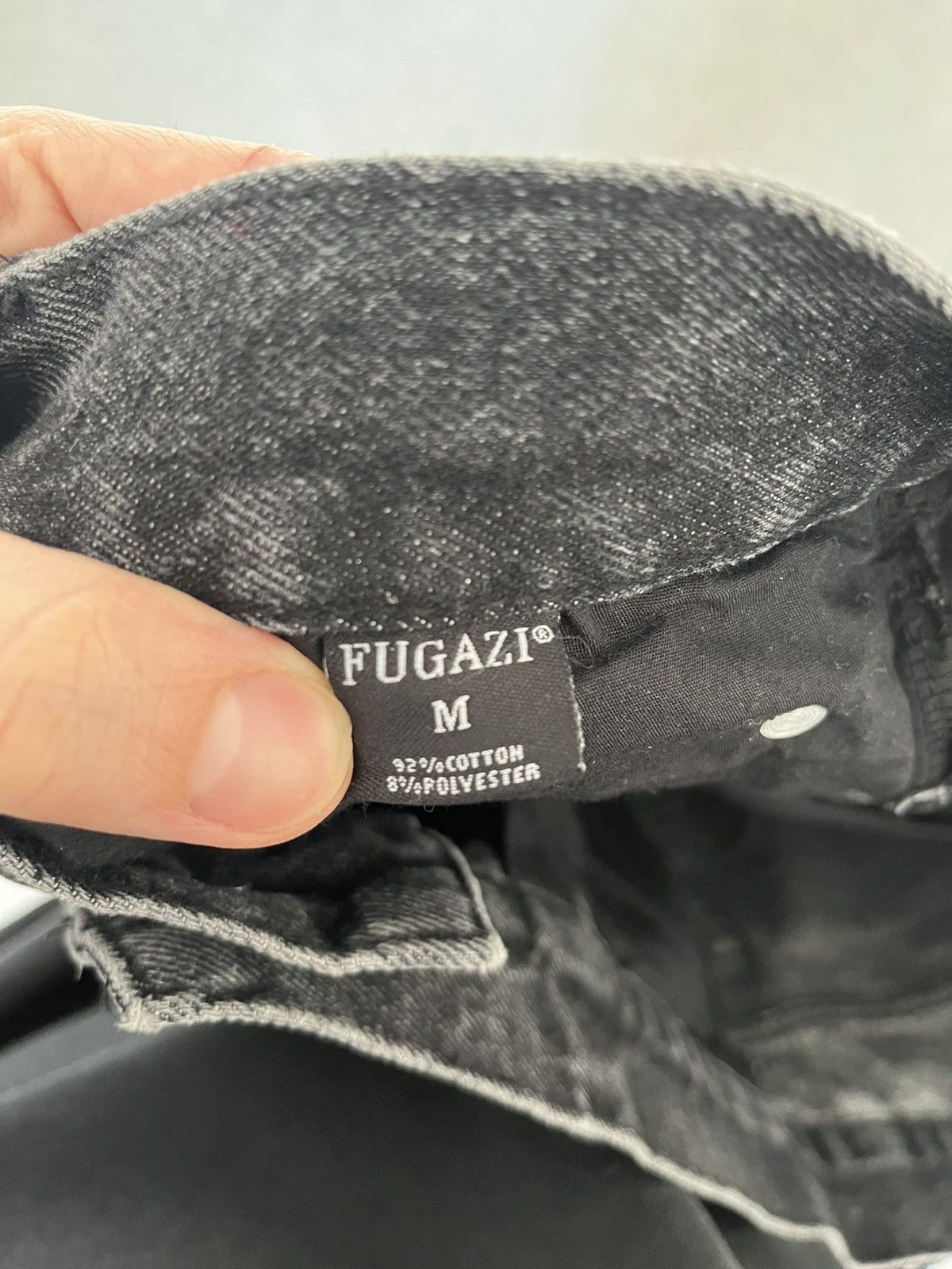 Fugazi Fugazi Black Denim Jeans Size US 32 / EU 48 - 9 Thumbnail
