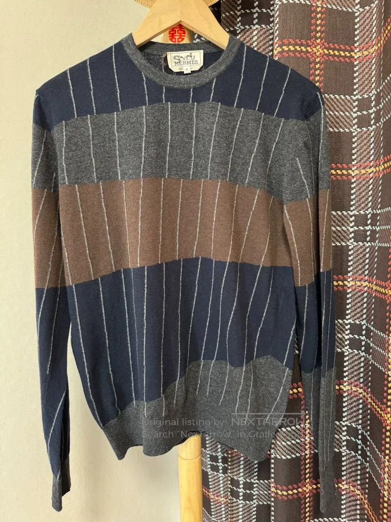 Hermes Cashmere sweater 100% goat cashmere