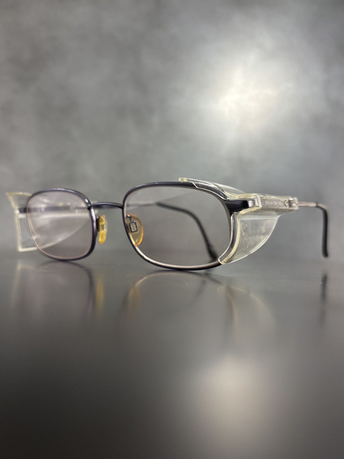 Vintage 1990s Safety Glasses Vintage Frames Side Lense Shield Protec Size ONE SIZE - 1 Thumbnail
