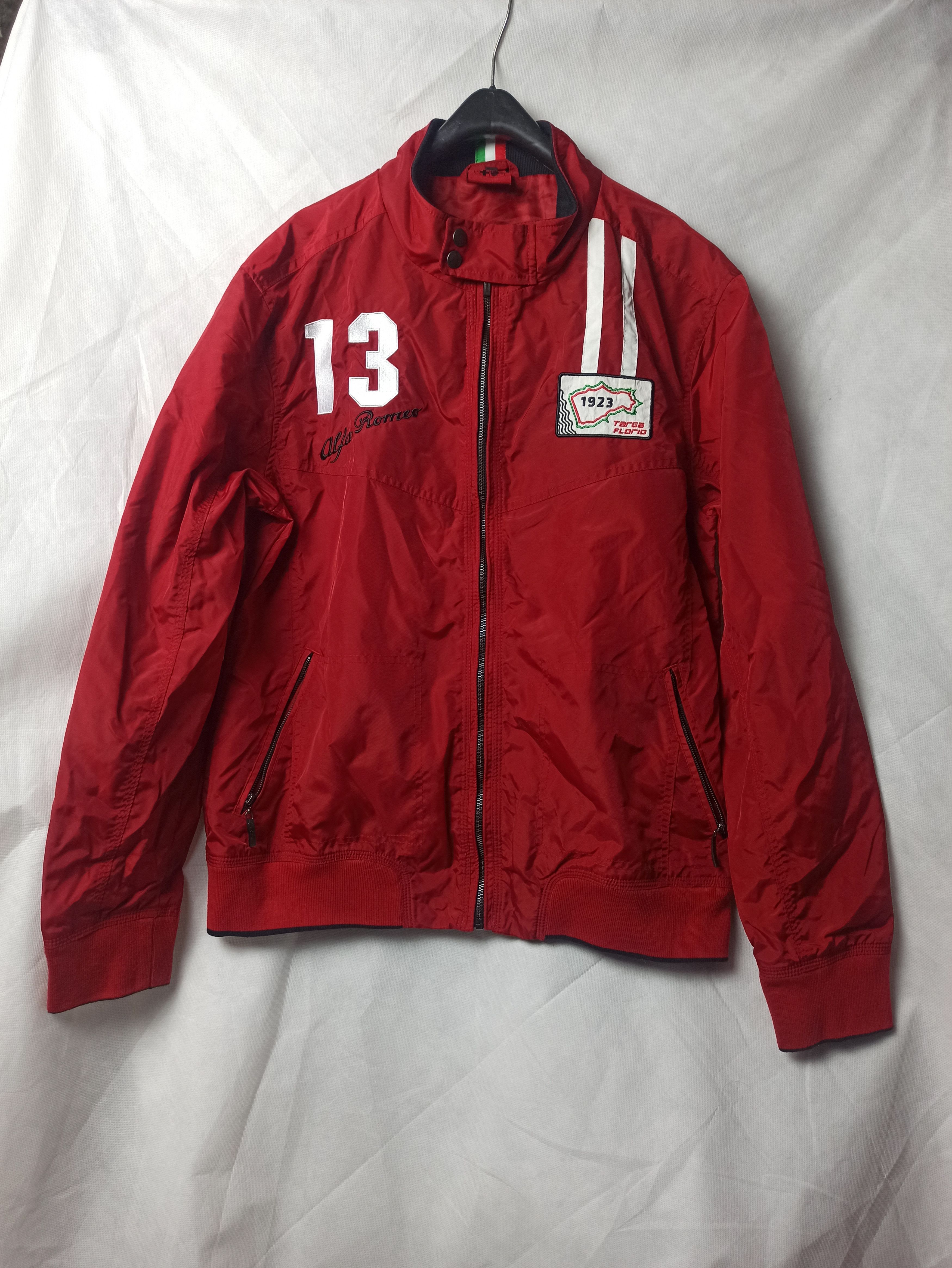 image of Formula Uno x Nascar Alpha Romeo Targa Florio Racing Jacket in Red, Men's (Size XL)