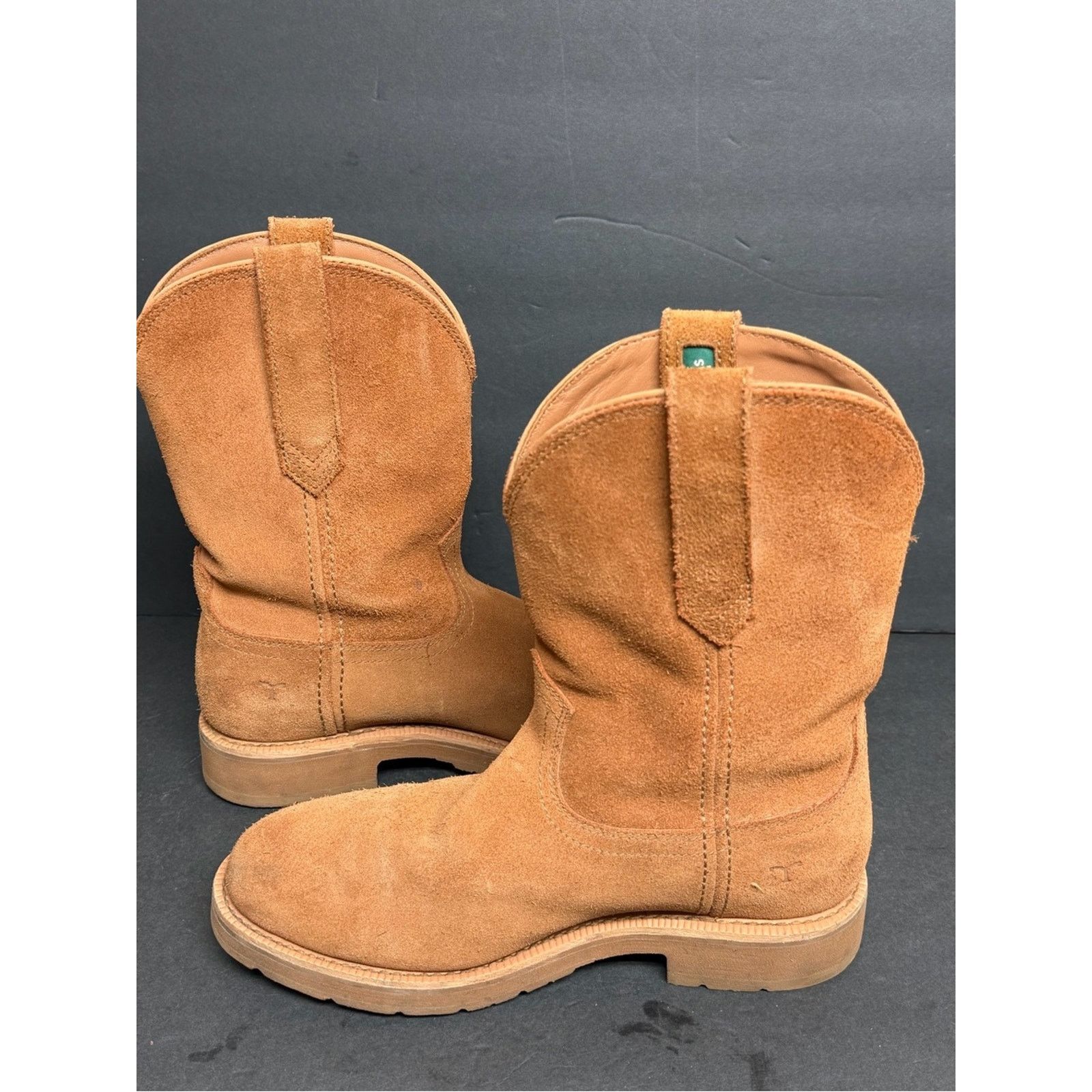Tecovas Tecovas Rugged Roper Boot Mens 8D Cashew Roughout Cashew Size US 8 / EU 41 - 8 Thumbnail