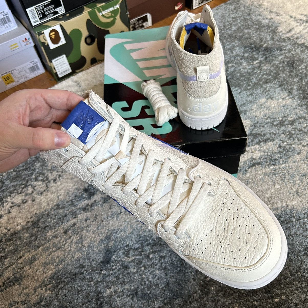 Nike × Soulland NiKE SB ZOOM DUNK HiGH PRO FRi.day Part 02 SAiL GAME ROYAL Size US 11.5 / EU 44-45 - 11 Thumbnail