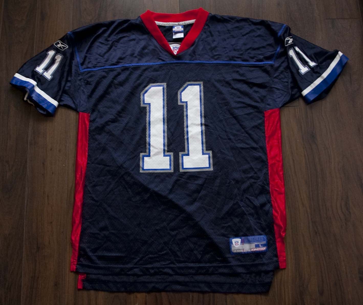 NFL × Reebok × Vintage Drew Bledsoe Jersey New England Patriots Reebok Size L Size US L / EU 52-54 / 3 - 5 Thumbnail