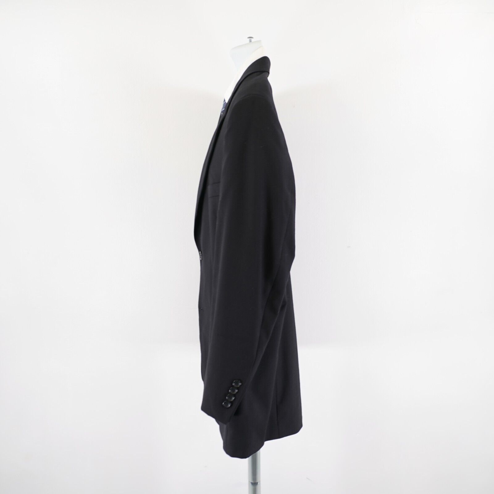 Joseph & Feiss Joseph & Feiss Wool Black 2 Button Suit Jacket 48R Tagged 46 Size 48R - 5 Thumbnail