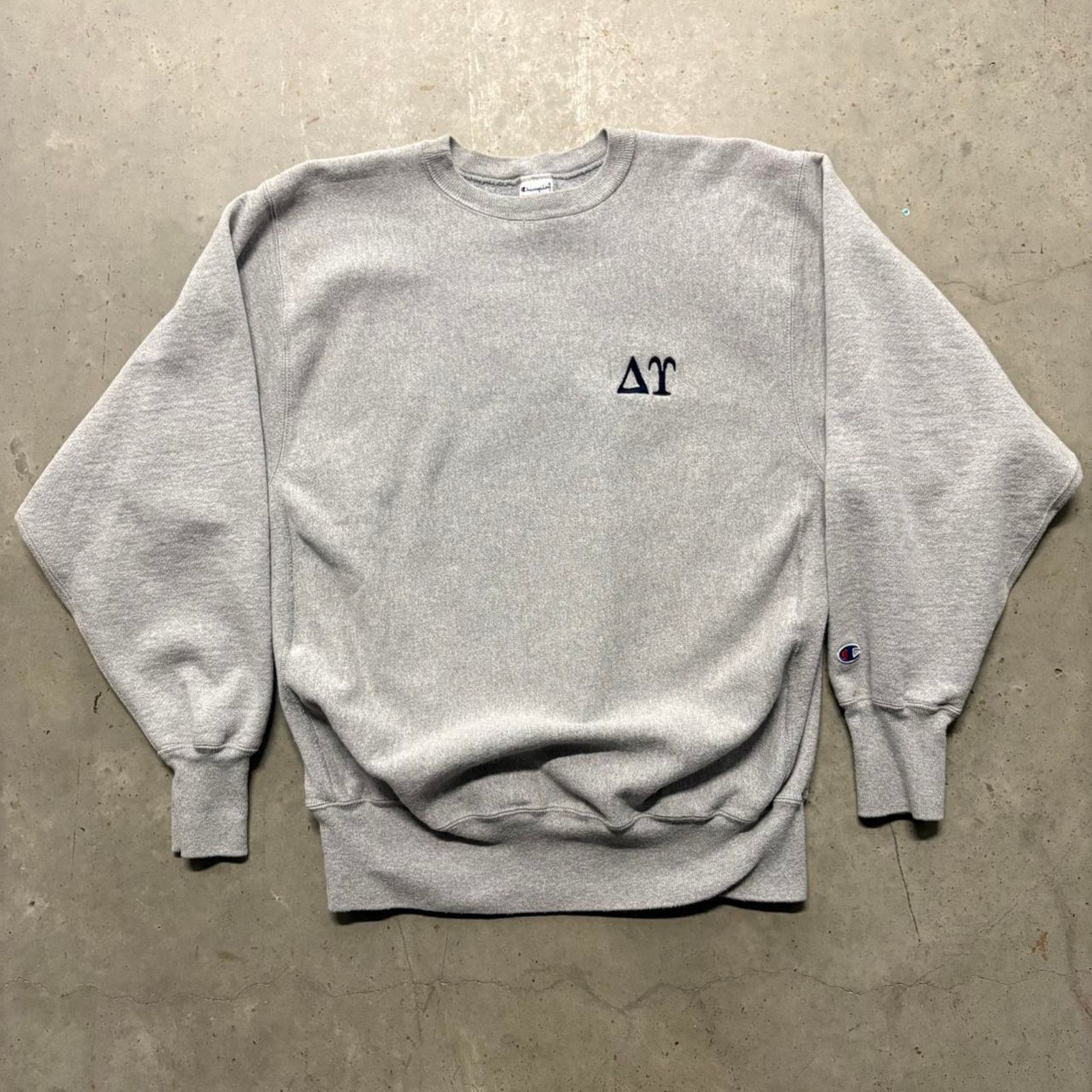 Champion × Vintage Crazy Vintage 90s Champion Reverse Weave Fraternity Crewneck Size US XL / EU 56 / 4 - 1 Thumbnail