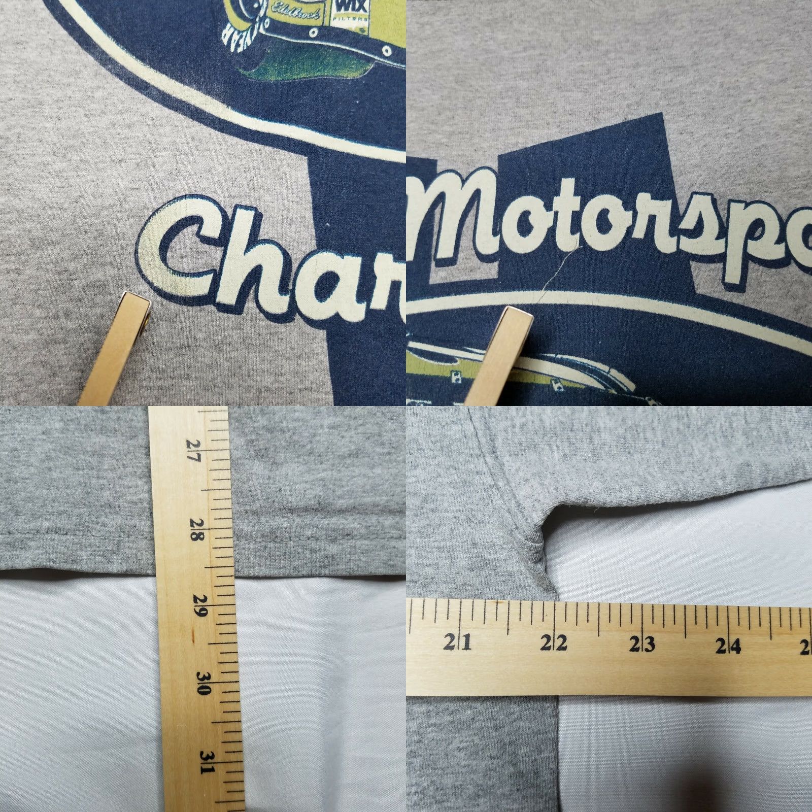 Chase Authentics JEFF GORDON T-SHIRT Gray Adult Large 100% Cotton Short Sleeve Crew Neck Mens Size US L / EU 52-54 / 3 - 8 Thumbnail
