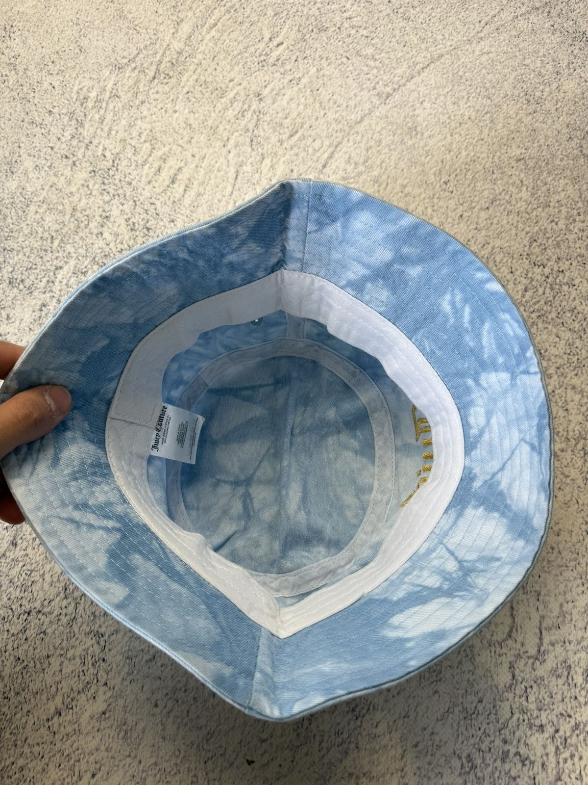 Juicy Couture Juicy Couture Bucket Hat Cap Blue JC Y2K Size ONE SIZE - 13 Thumbnail