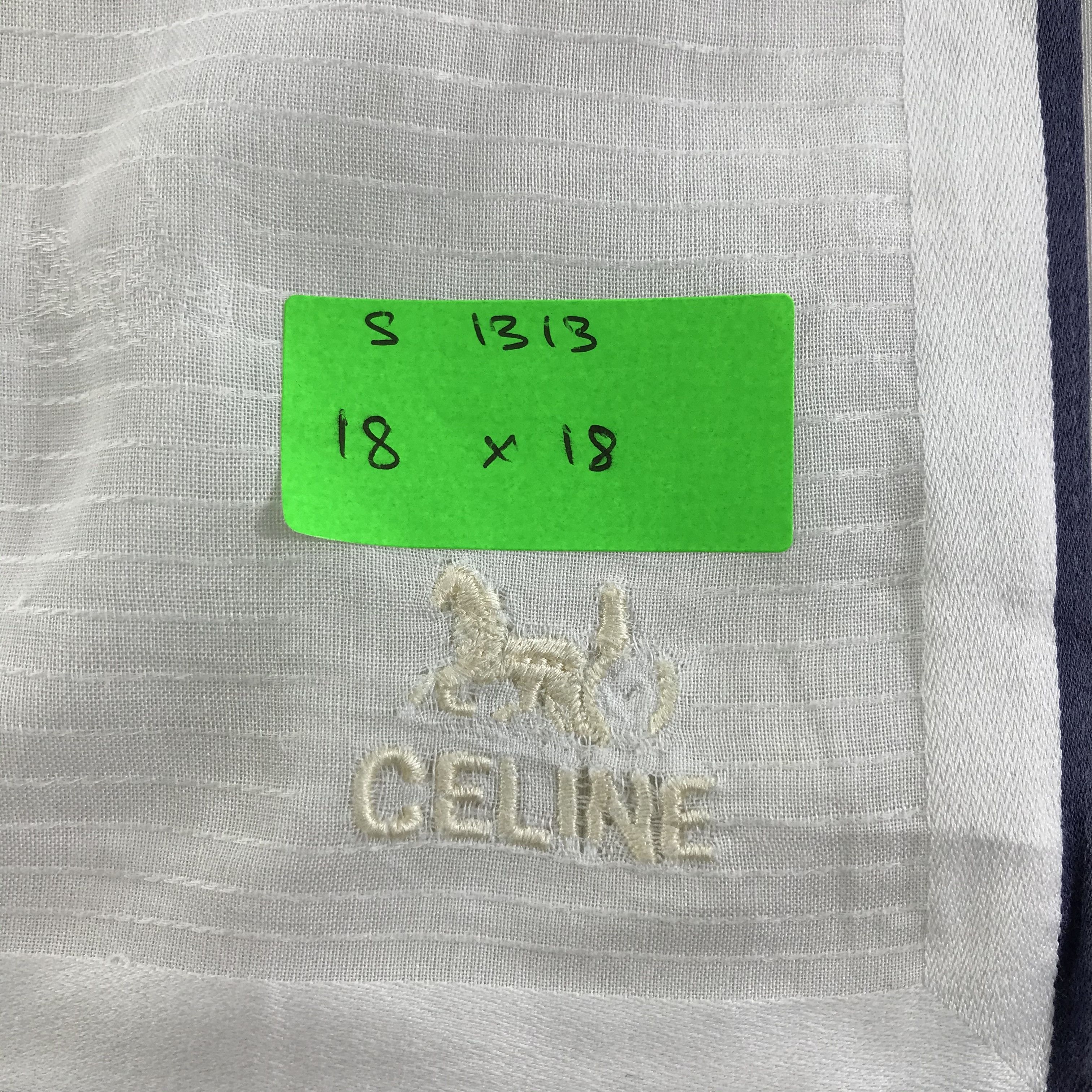 Celine × Vintage Celine Bandana / Handkerchief / Neckerchief - S1313 Size ONE SIZE - 5 Thumbnail