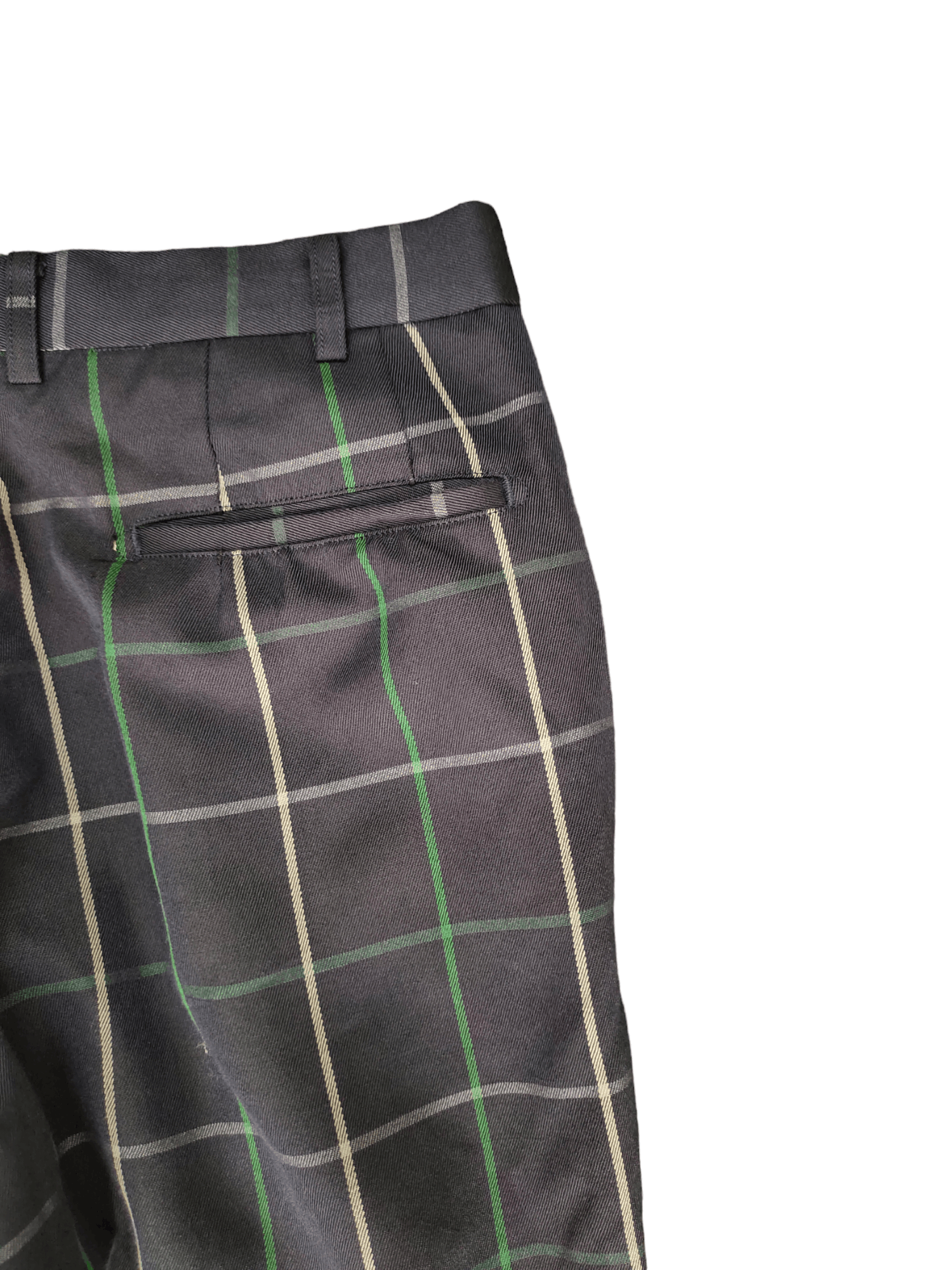 Burberry Vintage 90s Burberrys Checkered Wool Baggy Pants Size US 31 - 18 Thumbnail