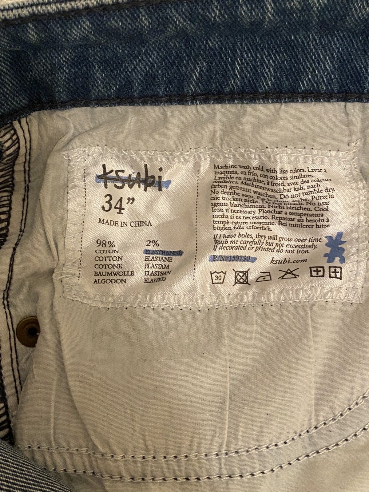 Ksubi Ksubi Citch Jeans Size US 34 / EU 50 - 5 Thumbnail