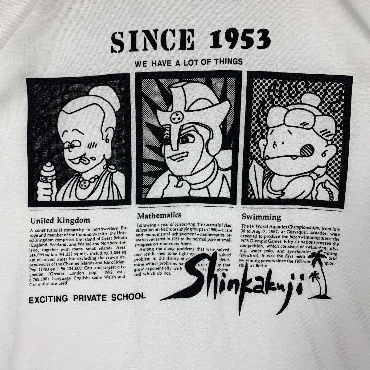 Japanese Brand × Vintage Vintage SHINKAKUJI japan coastal comedy tee Size US S / EU 44-46 / 1 - 9 Thumbnail
