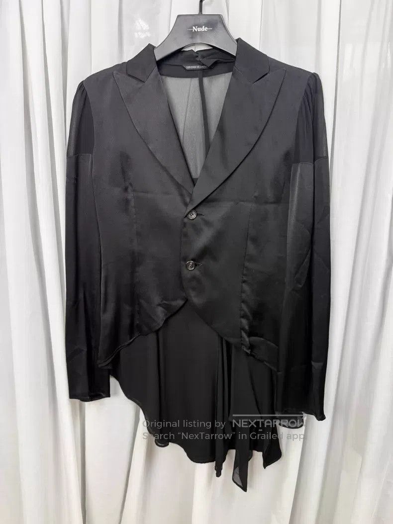 Other Yohji Yamamoto silk sheer panelled lightweight drape blaze Size M / US 6-8 / IT 42-44 - 1 Thumbnail