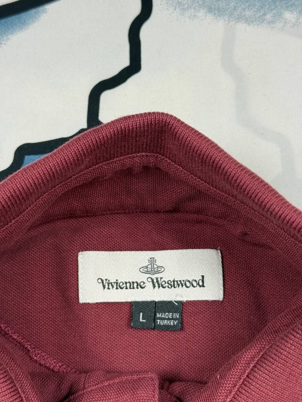 Vivienne Westwood Vivienne Westwood polo shirt in burgundy mens Size L Size US L / EU 52-54 / 3 - 4 Thumbnail