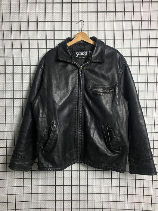 Schott Schott vintage 90s leather jacket made in USA | Grailed