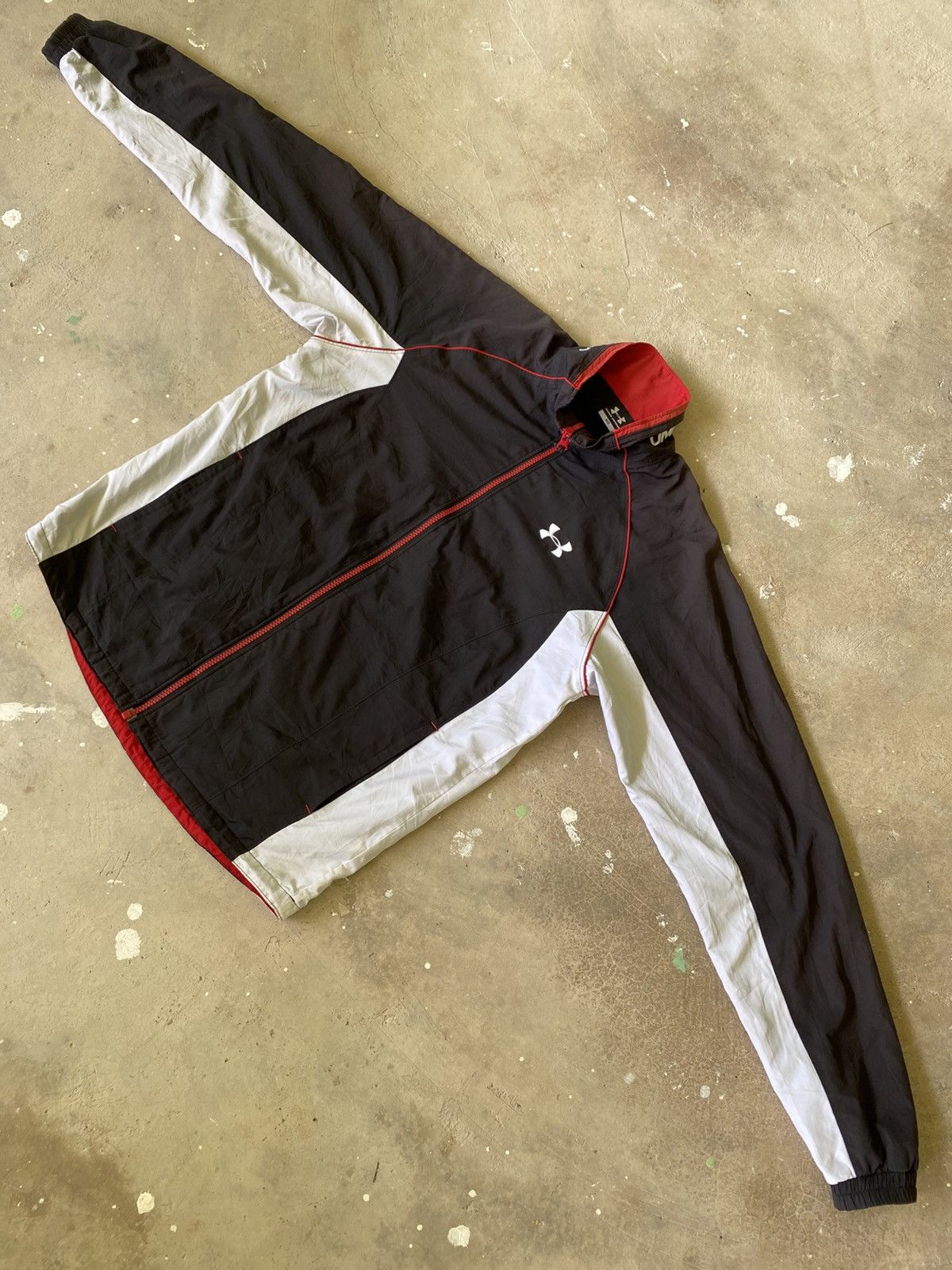 Under Armour Under Armour Zip Track Jacket Black Red Size US M / EU 48-50 / 2 - 4 Thumbnail