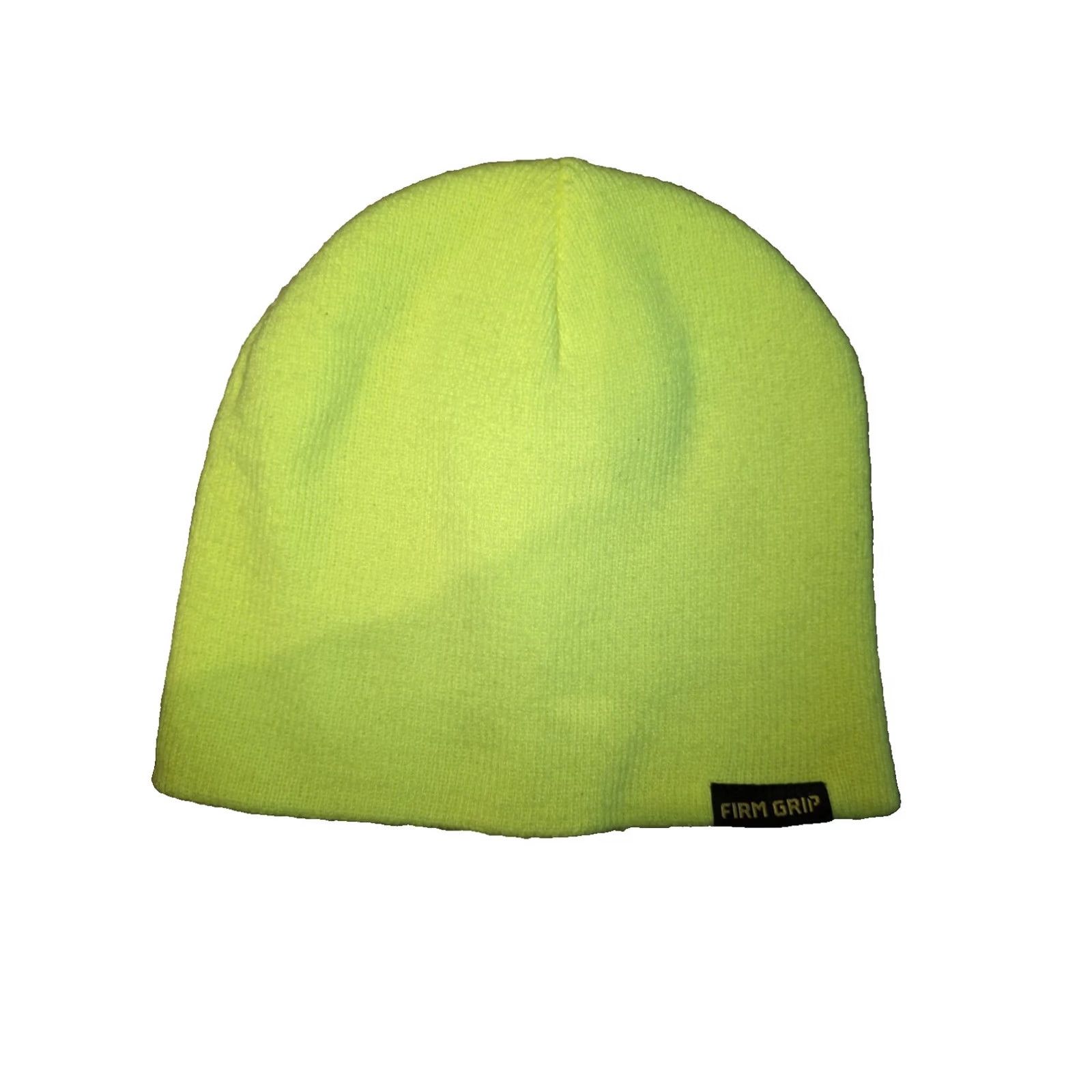 Logo 7 Firm Grip Beanie Knit Hat Unisex One Size Yellow 100% Acrylic Logo YRH100 Size ONE SIZE - 3 Thumbnail
