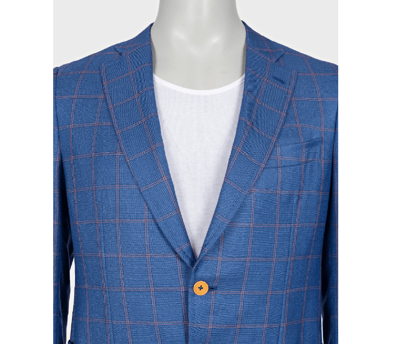 Isaia Isaia Blue Check Cashmere Blazer Jacket IT50 Size 50R - 4 Thumbnail