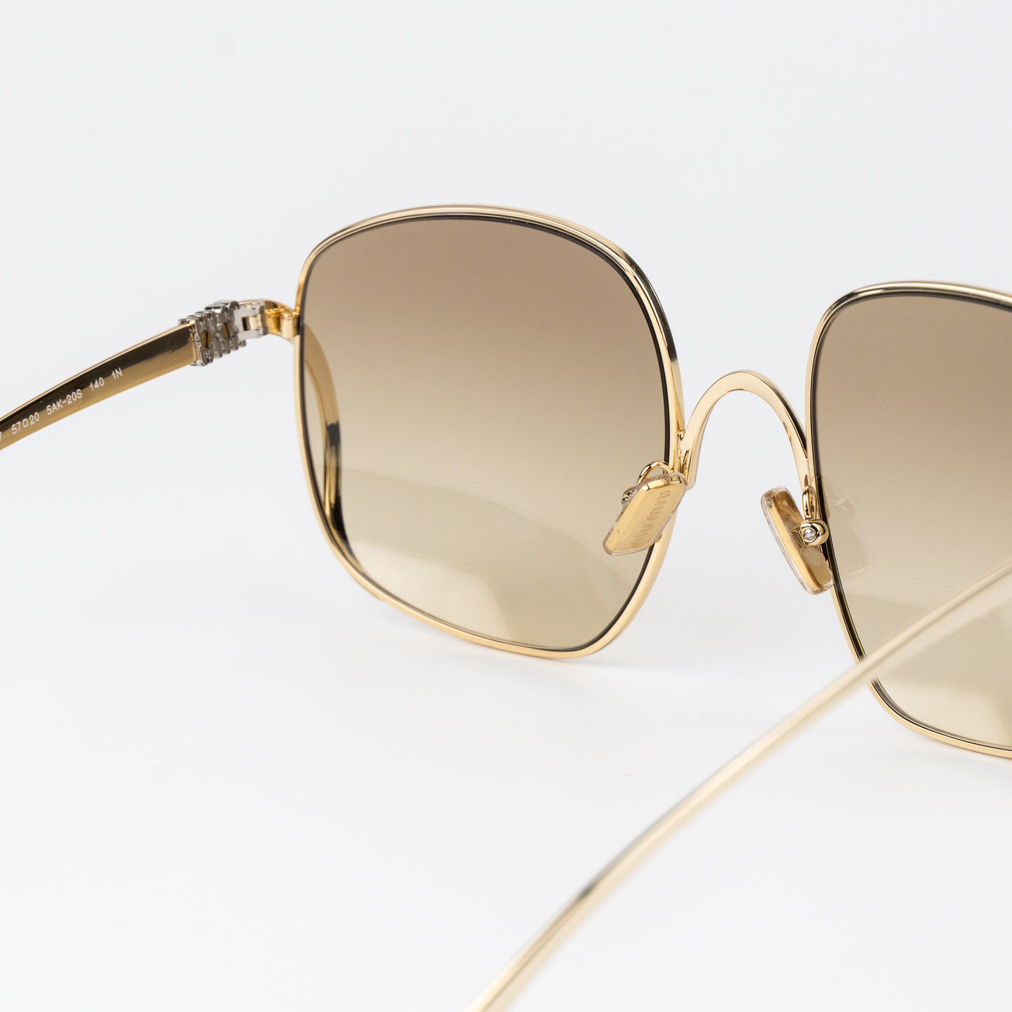Miu Miu Miu Miu Women Sunglasses Square MUA57S 5AK20S NEW AUTHENTIC Size ONE SIZE - 7 Thumbnail