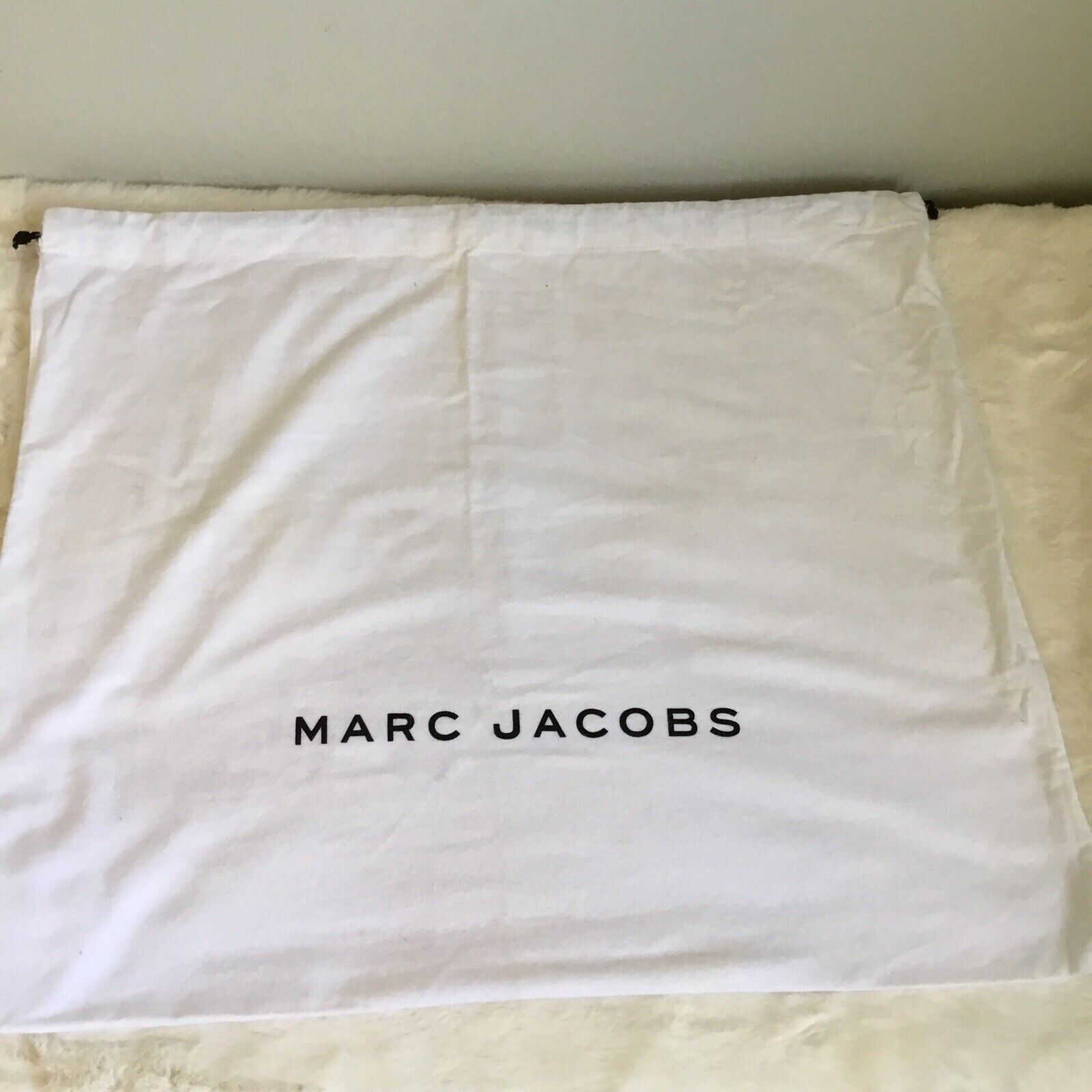 Marc Jacobs Marc Jacobs Dust Bag Tote Bag Large White Cotton Logo Size ONE SIZE - 1 Thumbnail