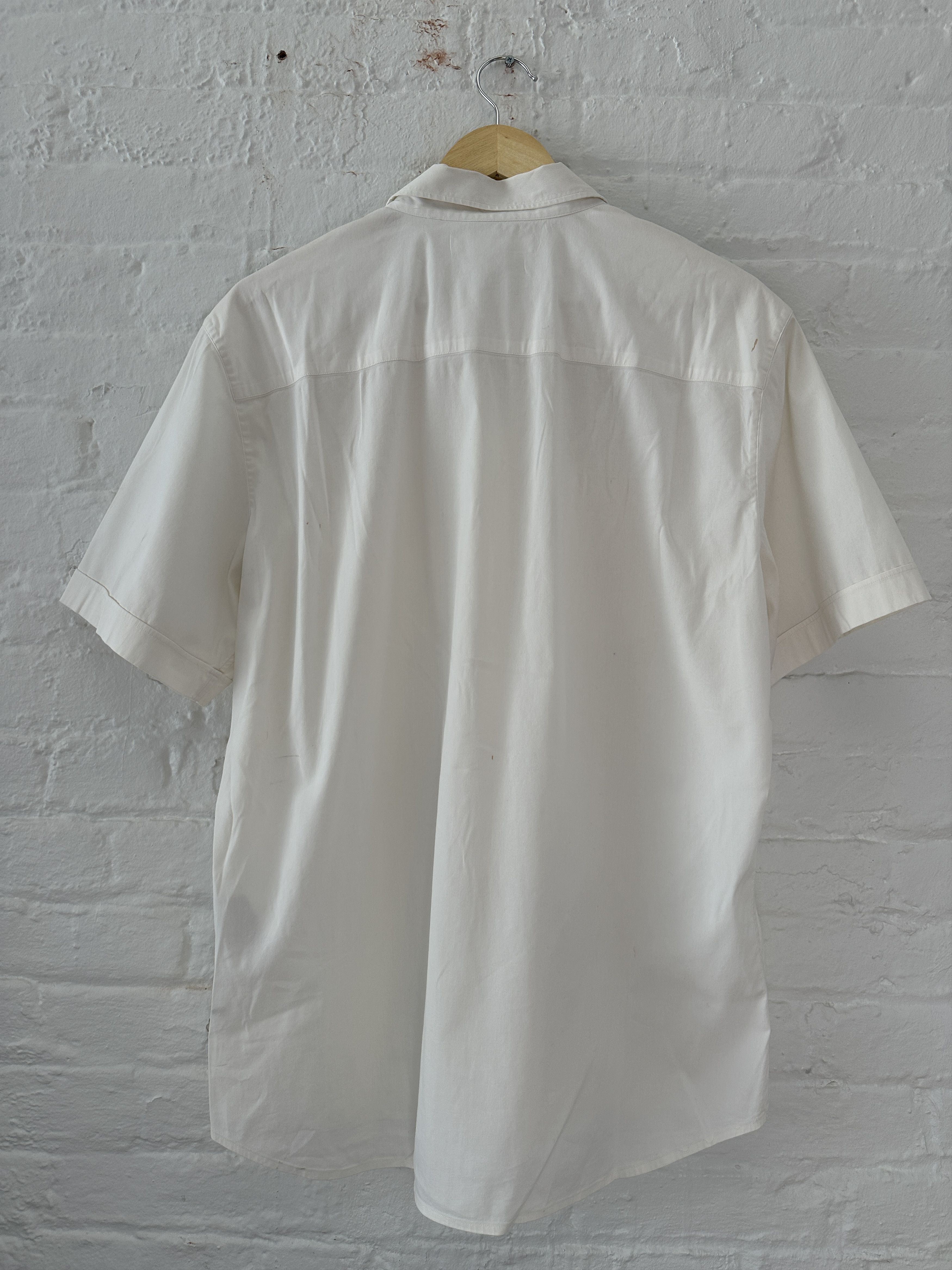 Prada Prada Military Short Sleeve Button Up Shirt Size US M / EU 48-50 / 2 - 5 Thumbnail
