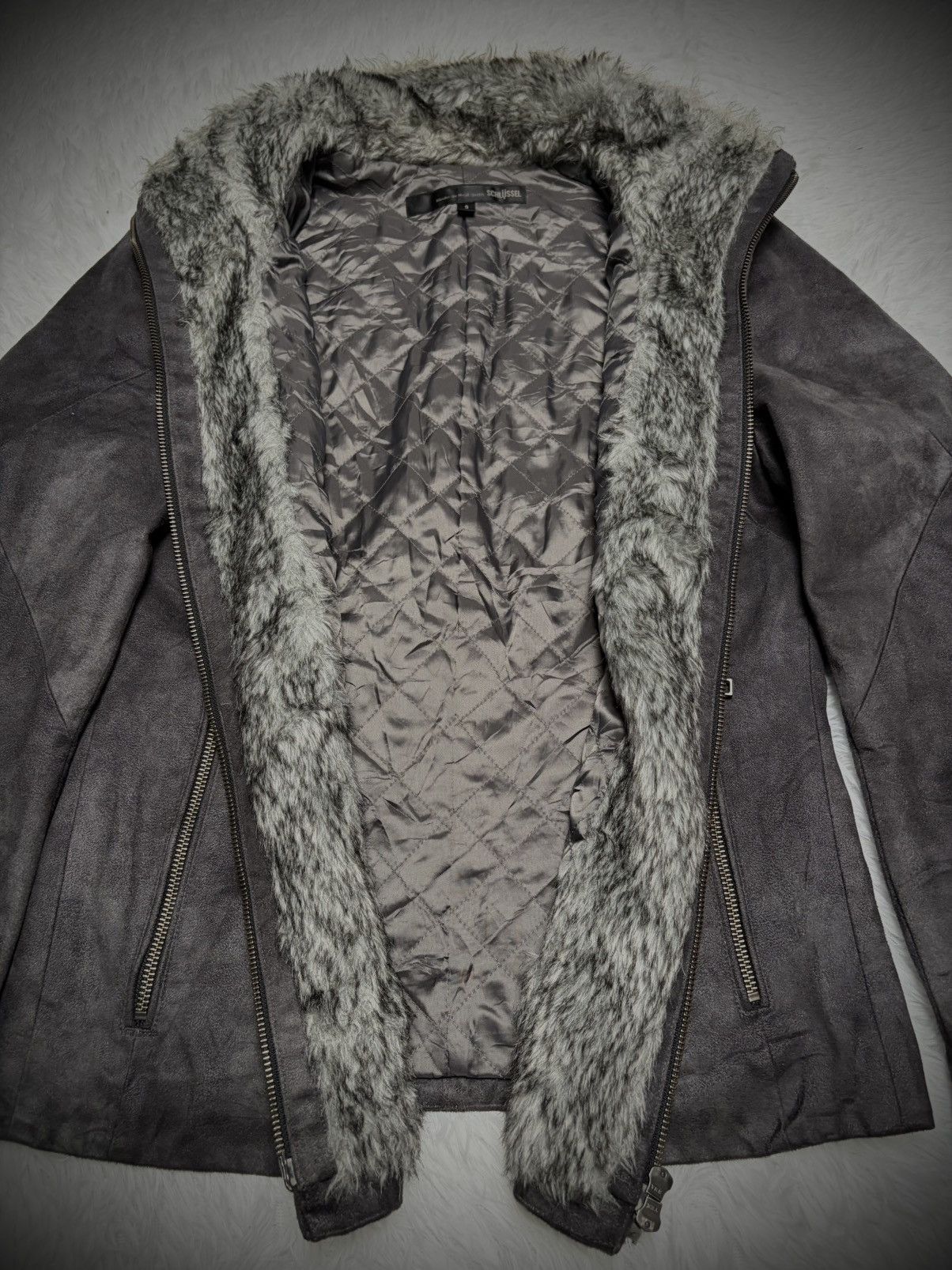 Schlussel Rare 2000s Schlussel fur suede leather jacket biker Size US M / EU 48-50 / 2 - 4 Thumbnail