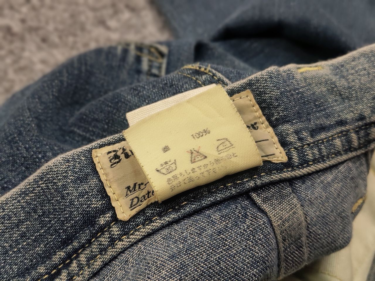 Japanese Brand Vintage Bartack System-u Japanese Denim Faded Jeans Scovill Size US 30 / EU 46 - 21 Thumbnail