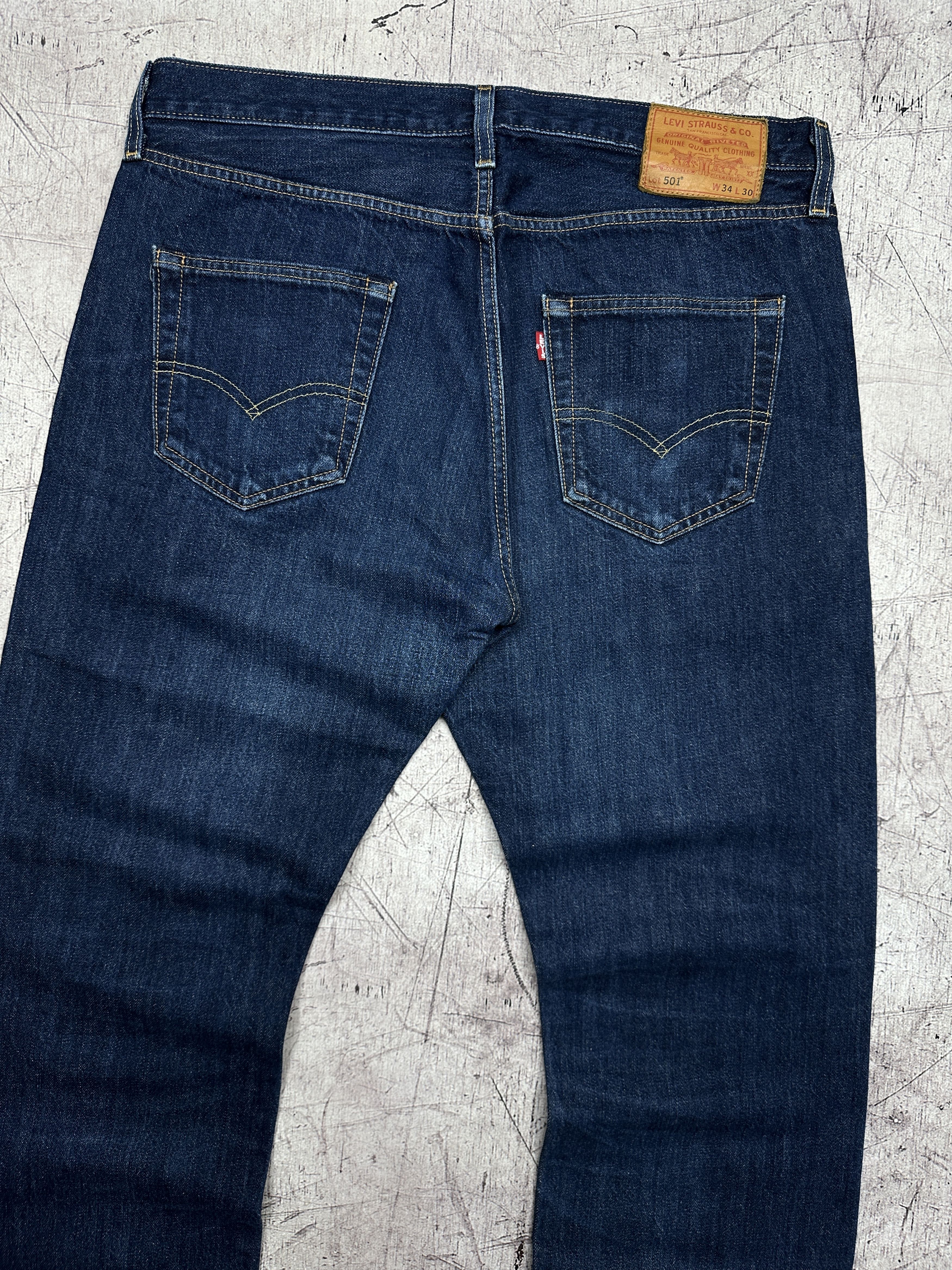 Levi's Levi's 501 Mens Premium Denim Pants Big E Jeans Size 32 x 30 Size US 34 / EU 50 - 2 Thumbnail
