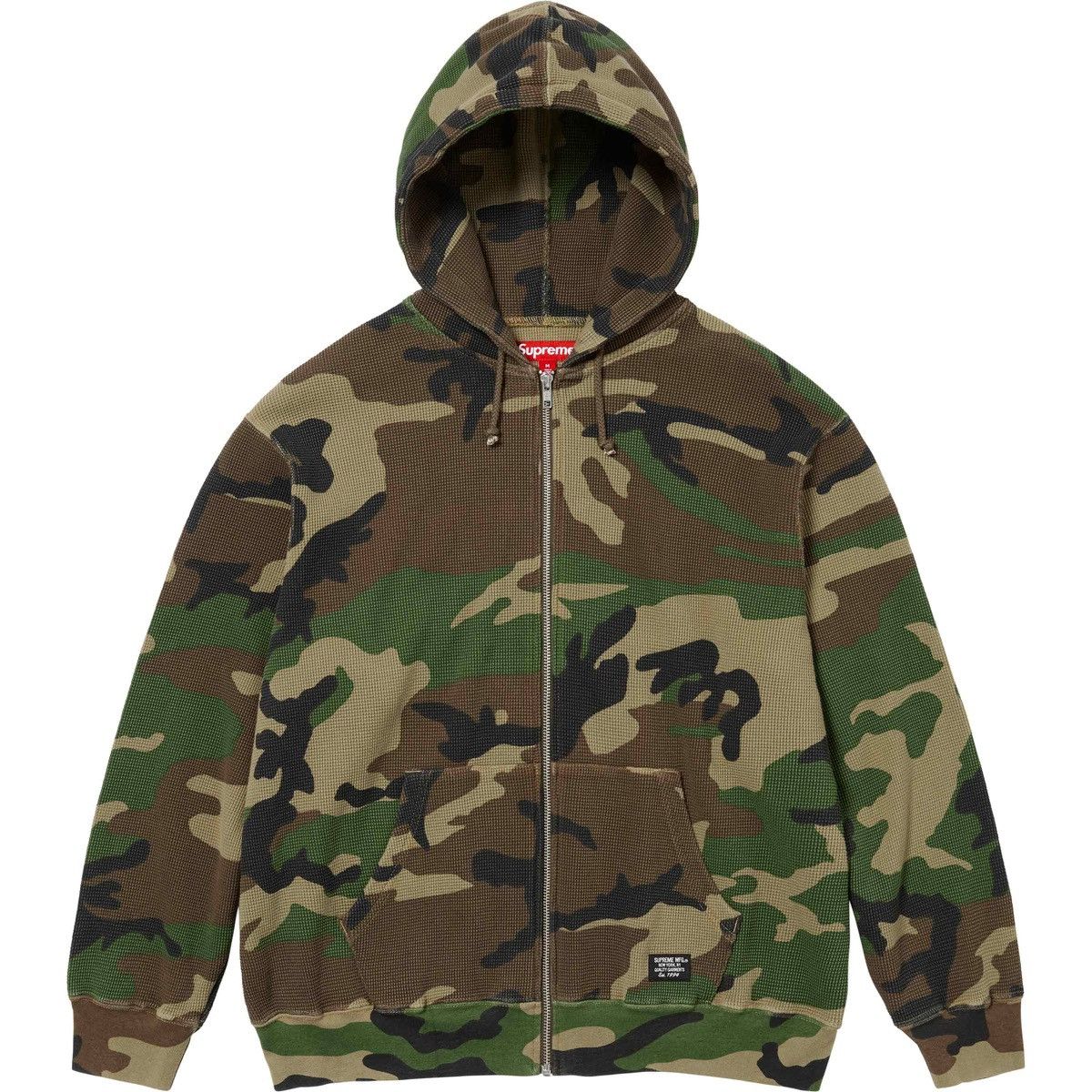 Supreme State Hooded Sweatshirt Woodland Camo