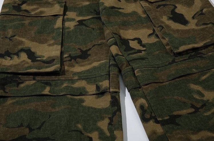 Japanese Brand × Vintage Utility grunge camouflage military baggy cargo pants Size US 30 / EU 46 - 7 Thumbnail