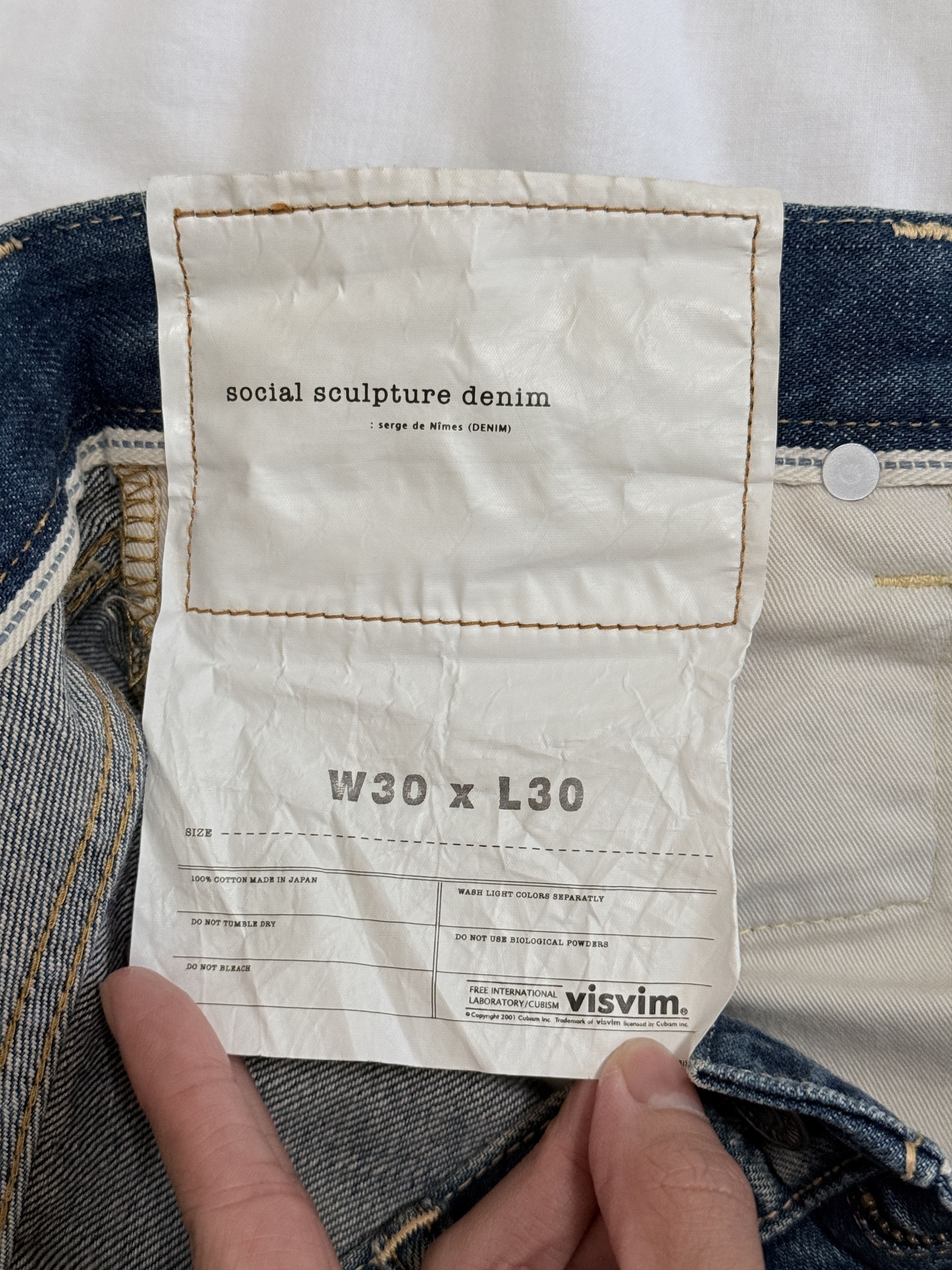 Visvim Social Sculpture 03 D5 Denim Size US 30 / EU 46 - 14 Thumbnail