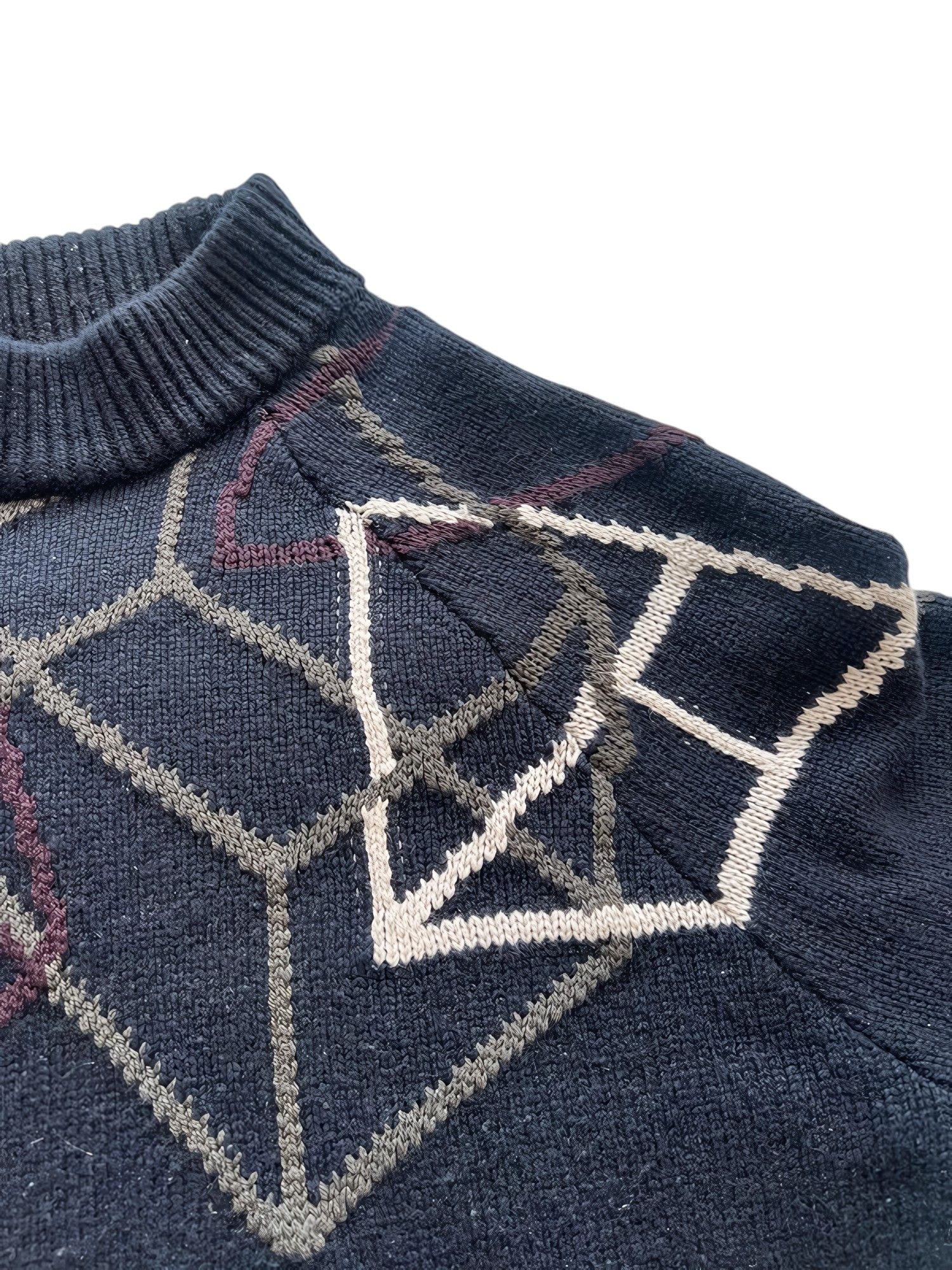 CASHMERE GEOMETRICAL SWEATER